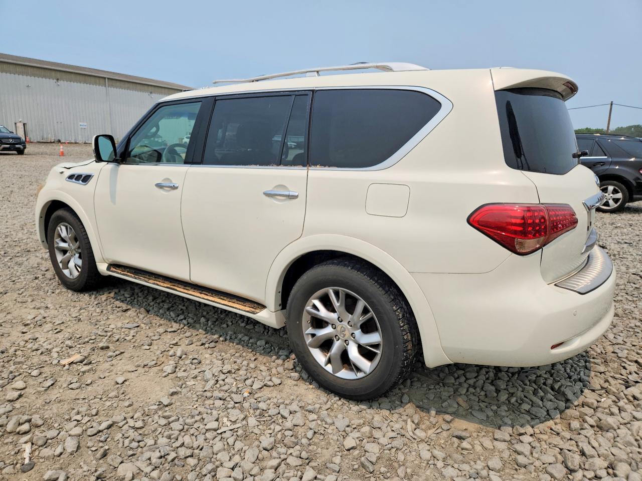 2011 Infiniti Qx56 Base White vin: JN8AZ2NC2B9300280