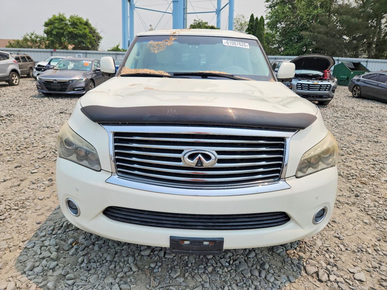 2011 Infiniti Qx56 Base White vin: JN8AZ2NC2B9300280