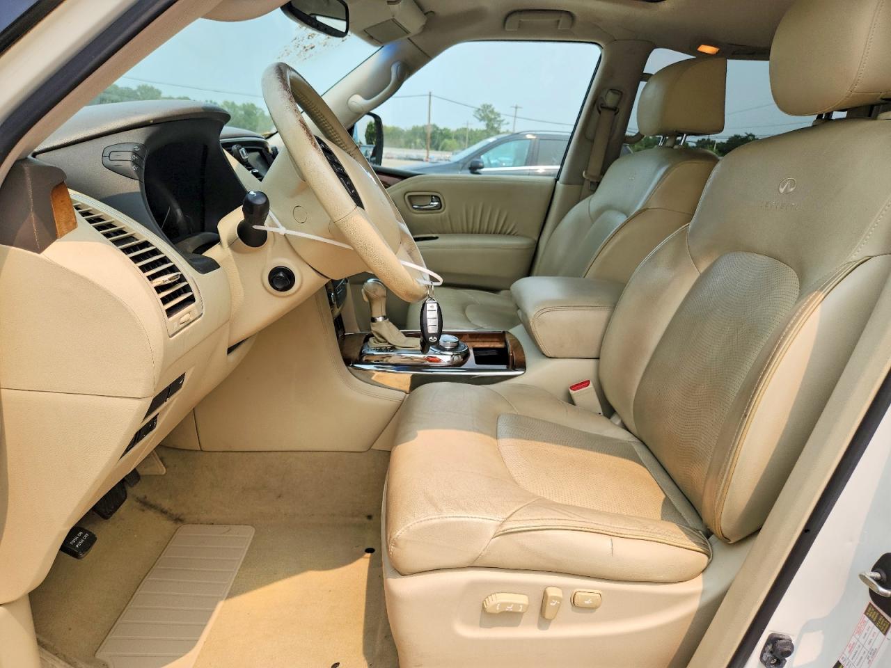 2011 Infiniti Qx56 Base White vin: JN8AZ2NC2B9300280
