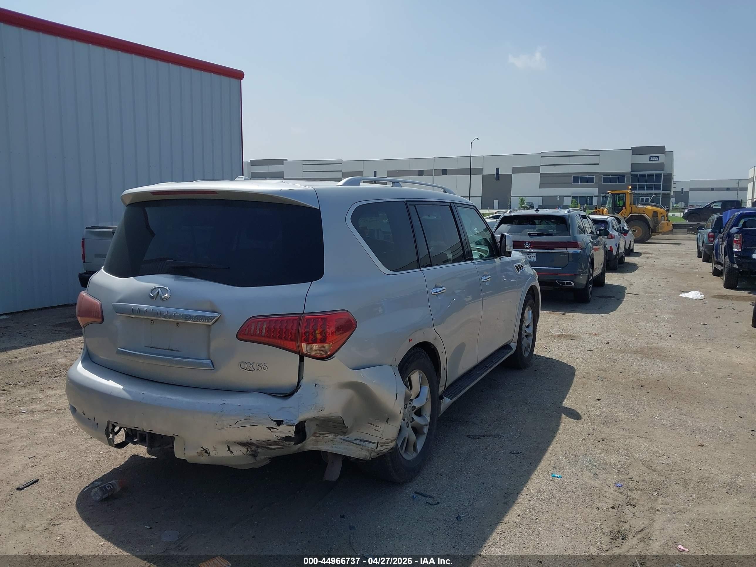 2011 Infiniti Qx56   Silver vin: JN8AZ2NC2B9301090