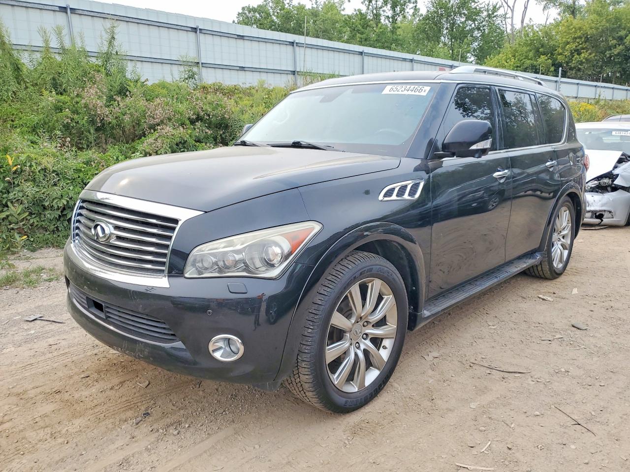 2013 Infiniti Qx56 Base Black vin: JN8AZ2NC2D9330267