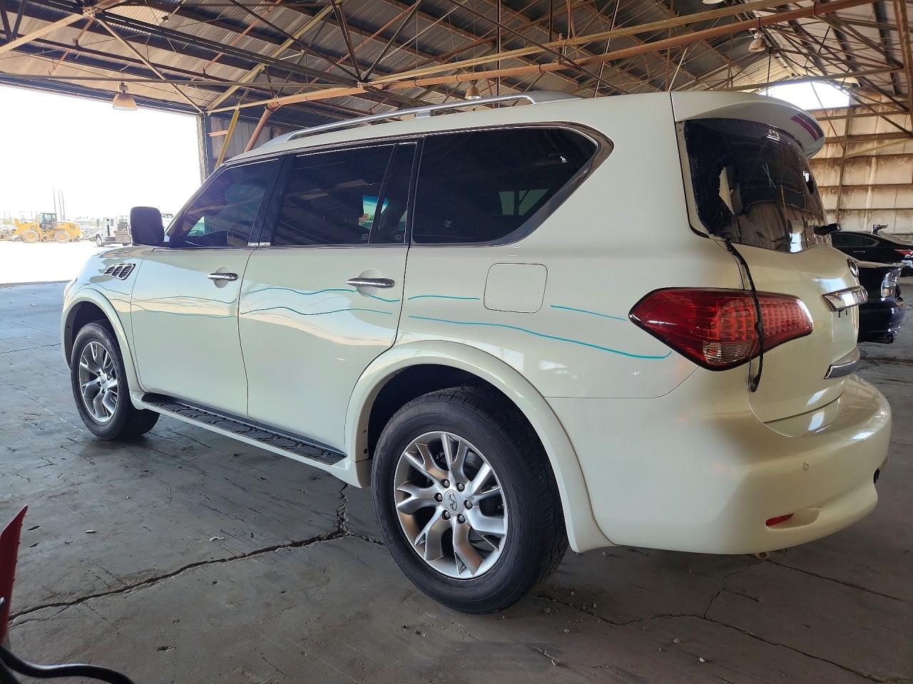 2011 Infiniti Qx56 Base White vin: JN8AZ2NC3B9301082