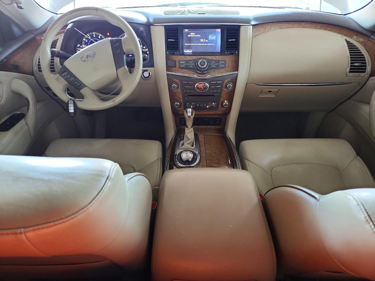 2011 Infiniti Qx56 Base White vin: JN8AZ2NC3B9301082