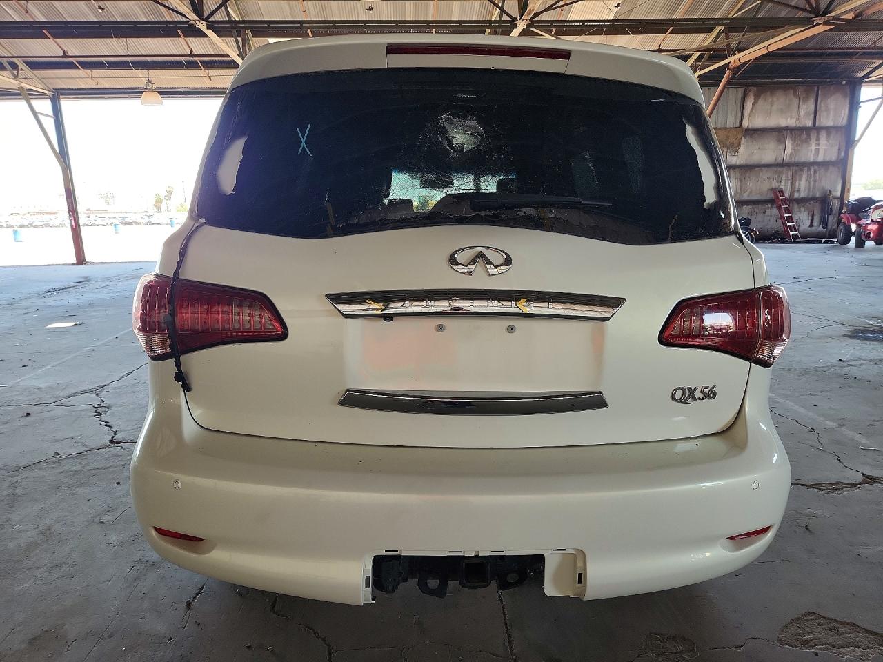 2011 Infiniti Qx56 Base White vin: JN8AZ2NC3B9301082