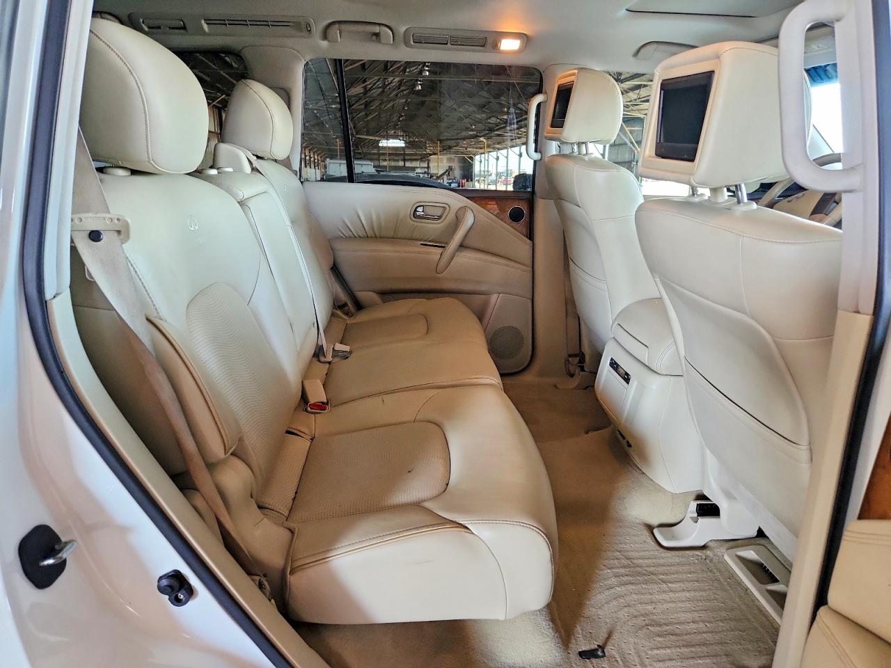 2011 Infiniti Qx56 Base White vin: JN8AZ2NC3B9301082