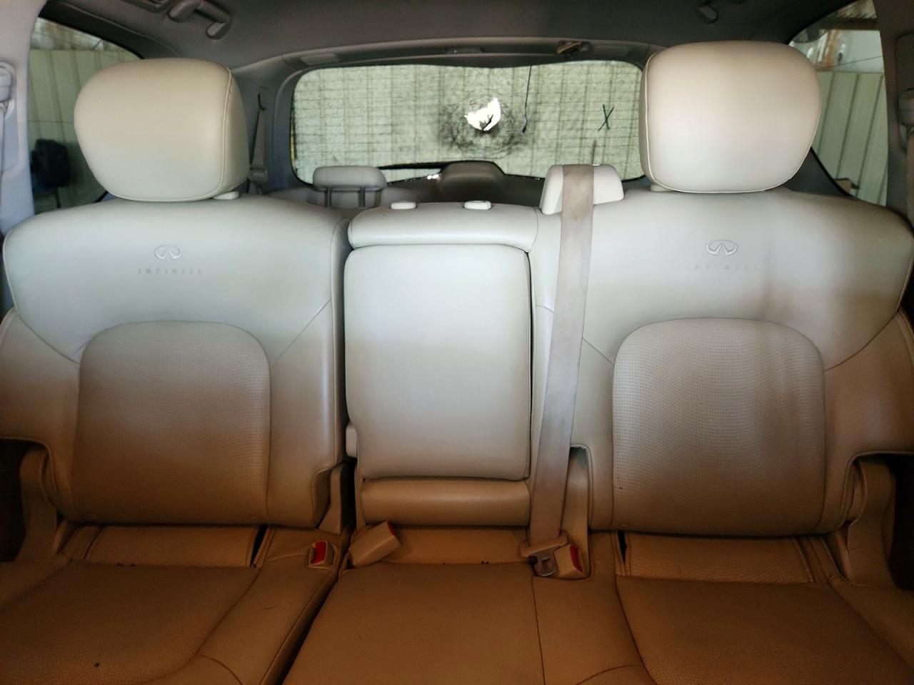 2011 Infiniti Qx56 Base White vin: JN8AZ2NC3B9301082