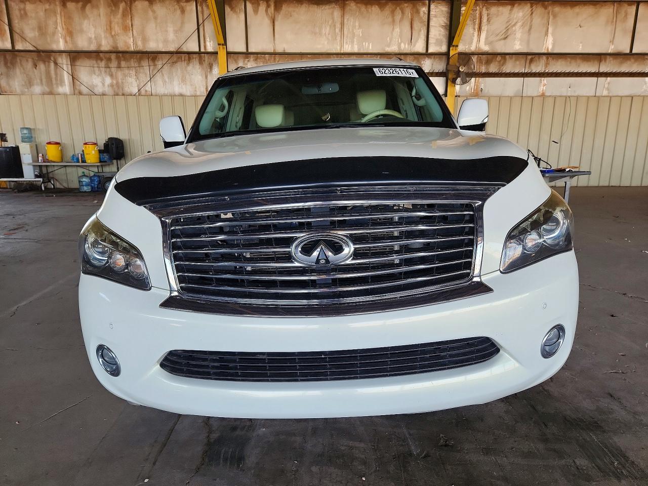 2011 Infiniti Qx56 Base White vin: JN8AZ2NC3B9301082