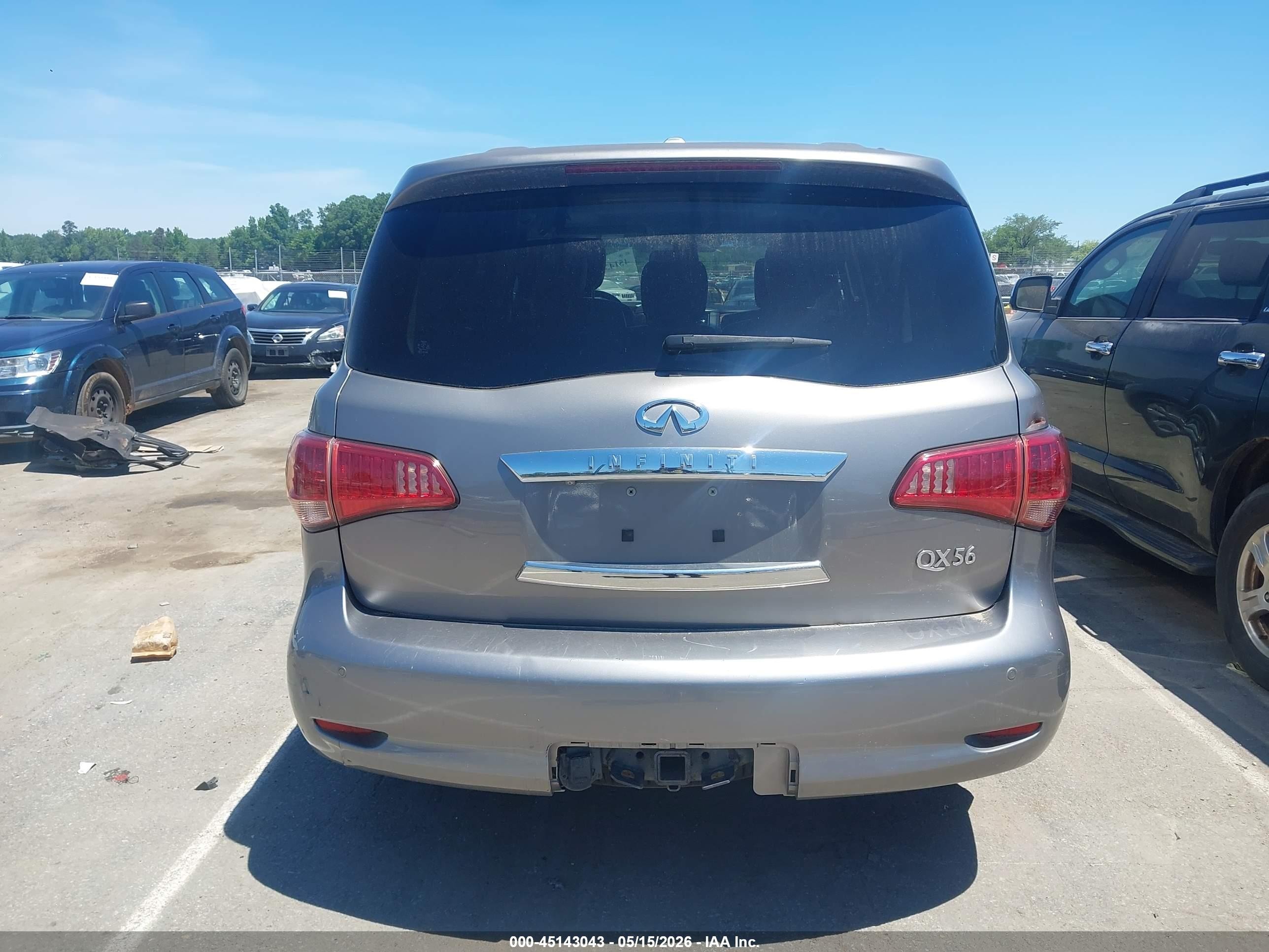 2012 Infiniti Qx56   Gray vin: JN8AZ2NC3C9315131