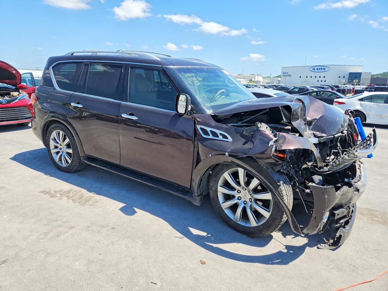 2012 Infiniti Qx56 Base Purple vin: JN8AZ2NC3C9316540