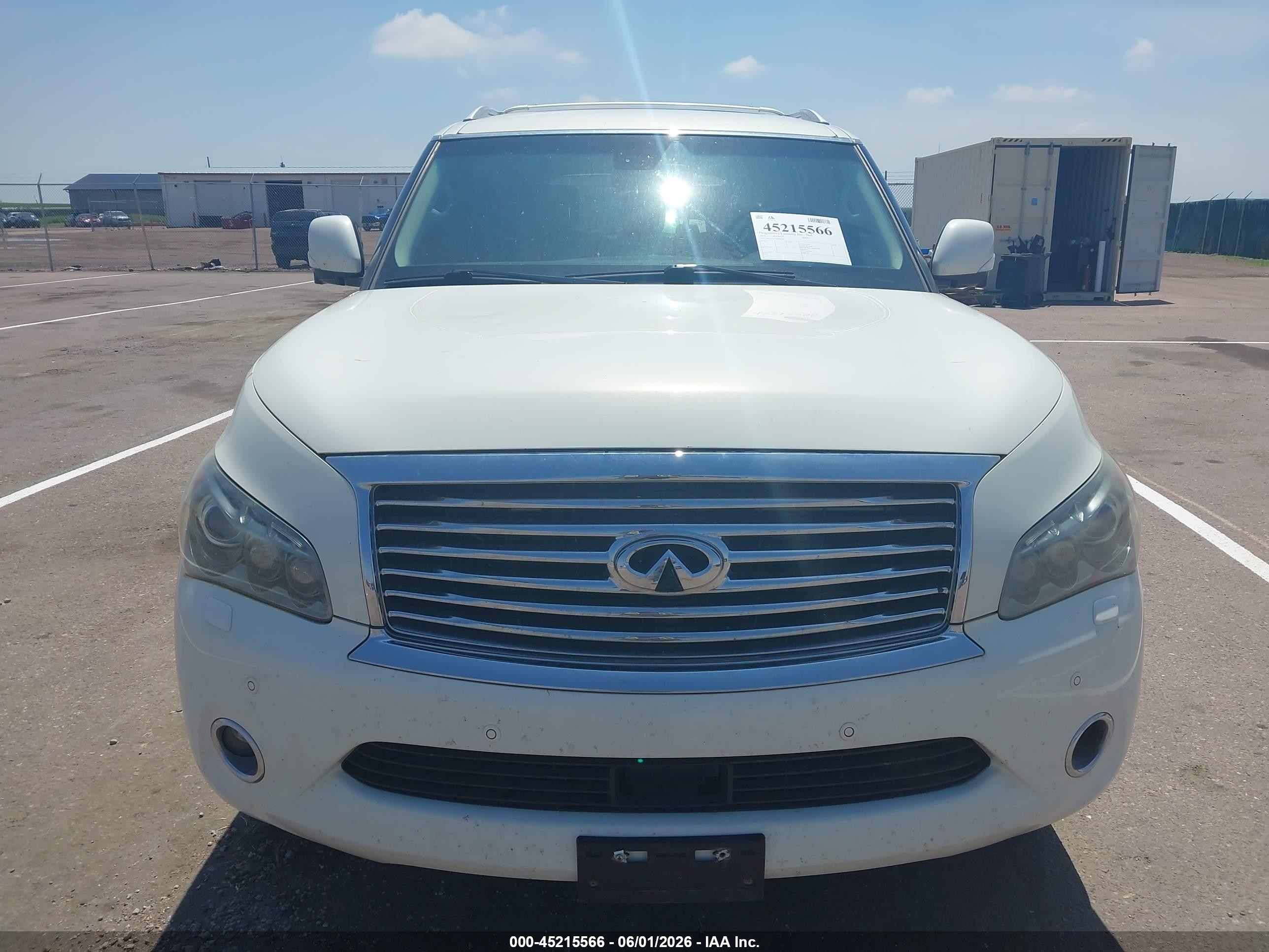 2014 Infiniti Qx80   White vin: JN8AZ2NC3E9351002