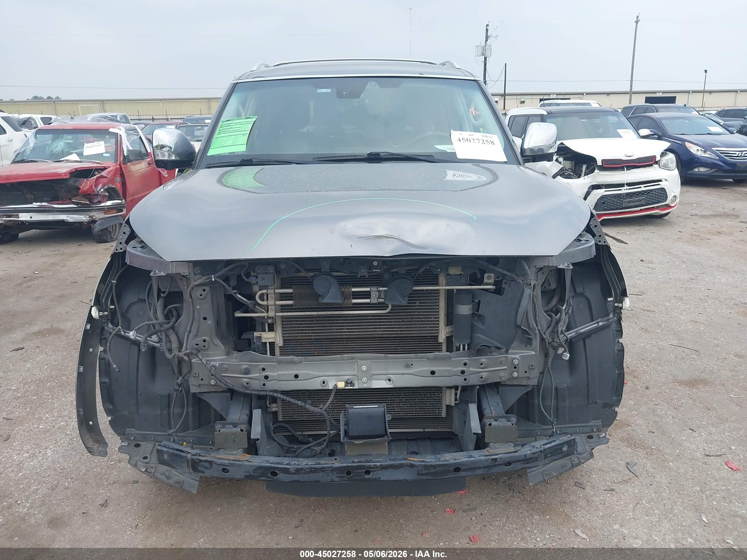 2015 Infiniti Qx80 Серый vin: JN8AZ2NC3F9370618