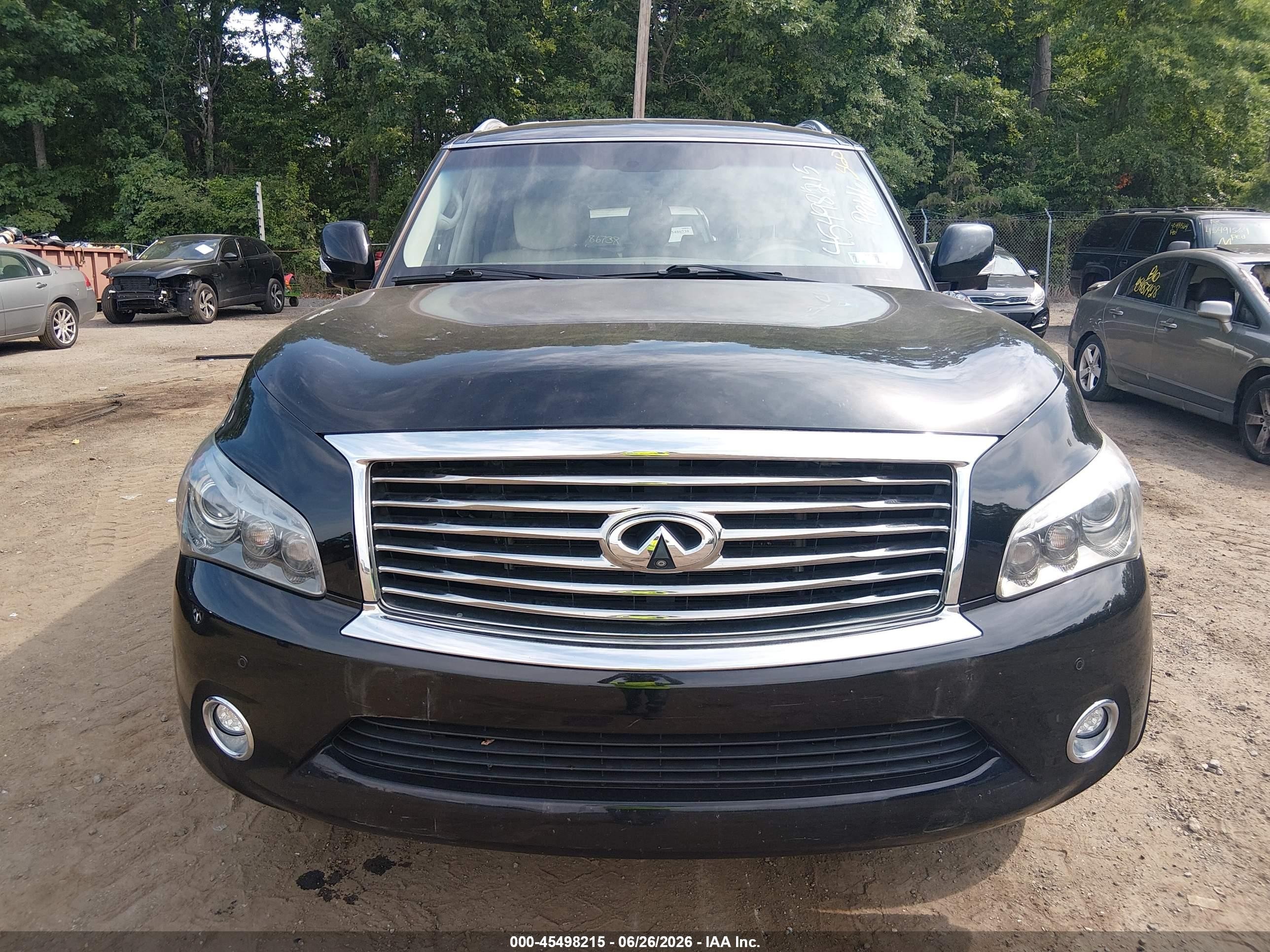 2012 Infiniti Qx56   Black vin: JN8AZ2NC4C9315218