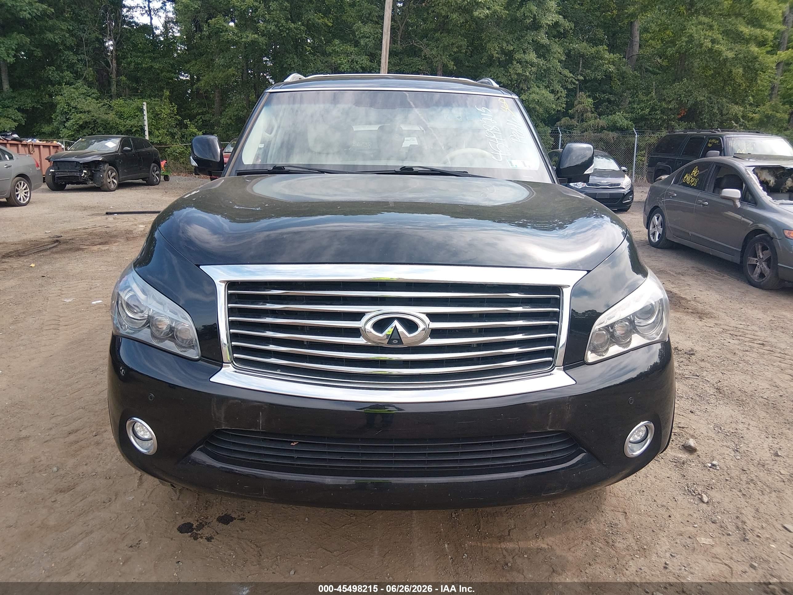 2012 Infiniti Qx56   Black vin: JN8AZ2NC4C9315218