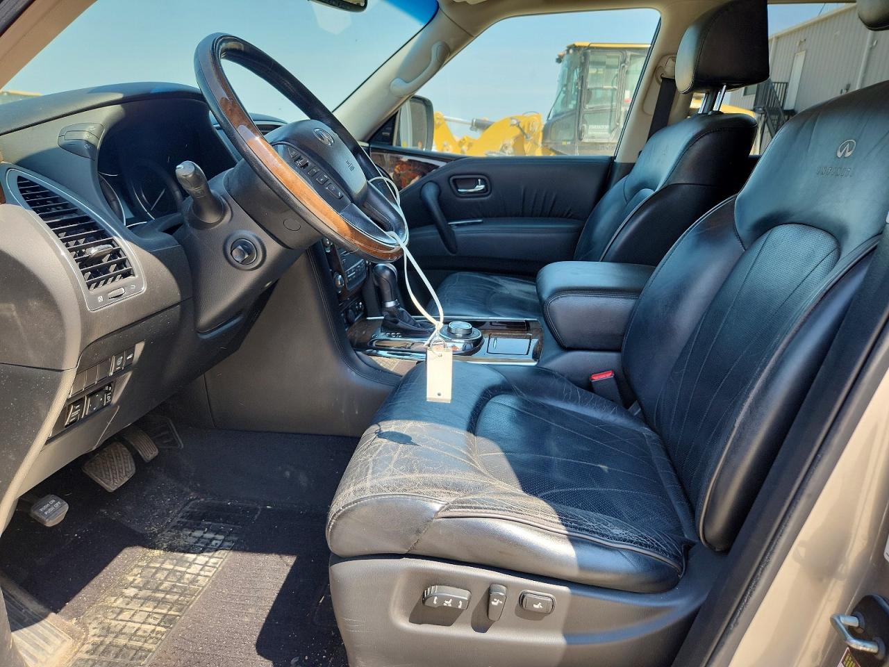 2012 Infiniti Qx56 Base Silver vin: JN8AZ2NC4C9315347