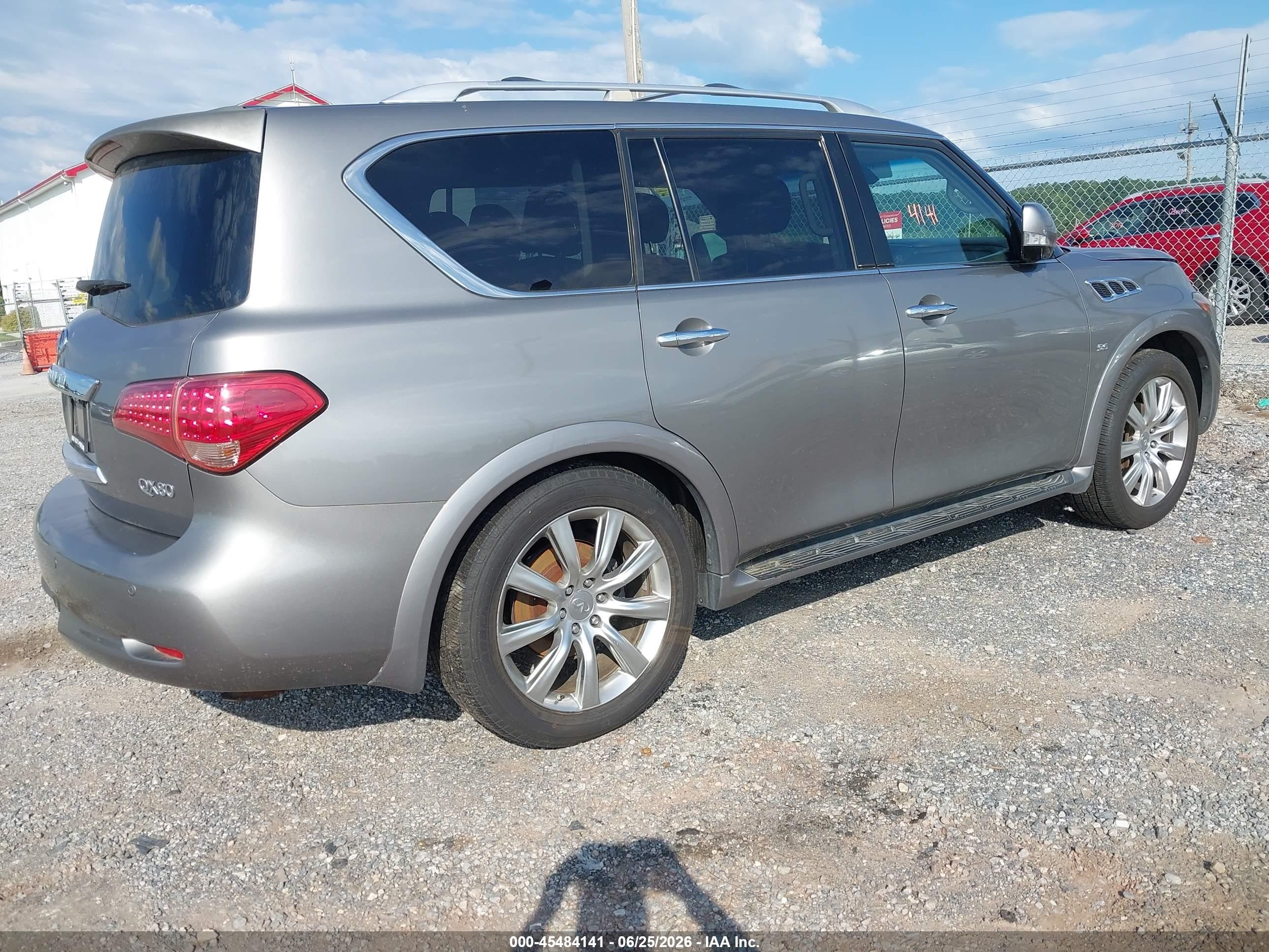 2014 Infiniti Qx80   Silver vin: JN8AZ2NC4E9351607