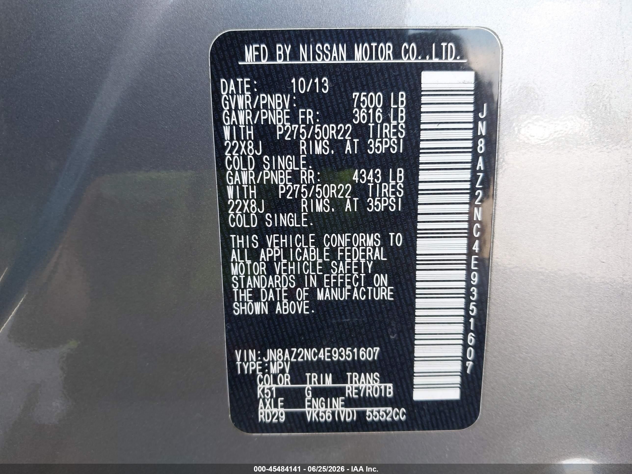 2014 Infiniti Qx80   Silver vin: JN8AZ2NC4E9351607