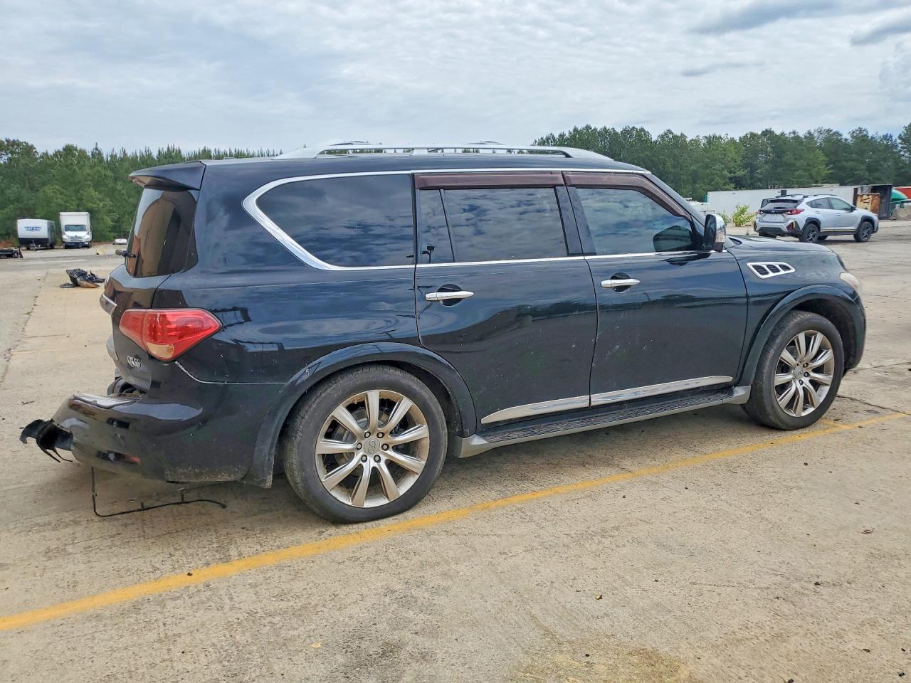 2012 Infiniti Qx56 Base Черный vin: JN8AZ2NC5C9316720