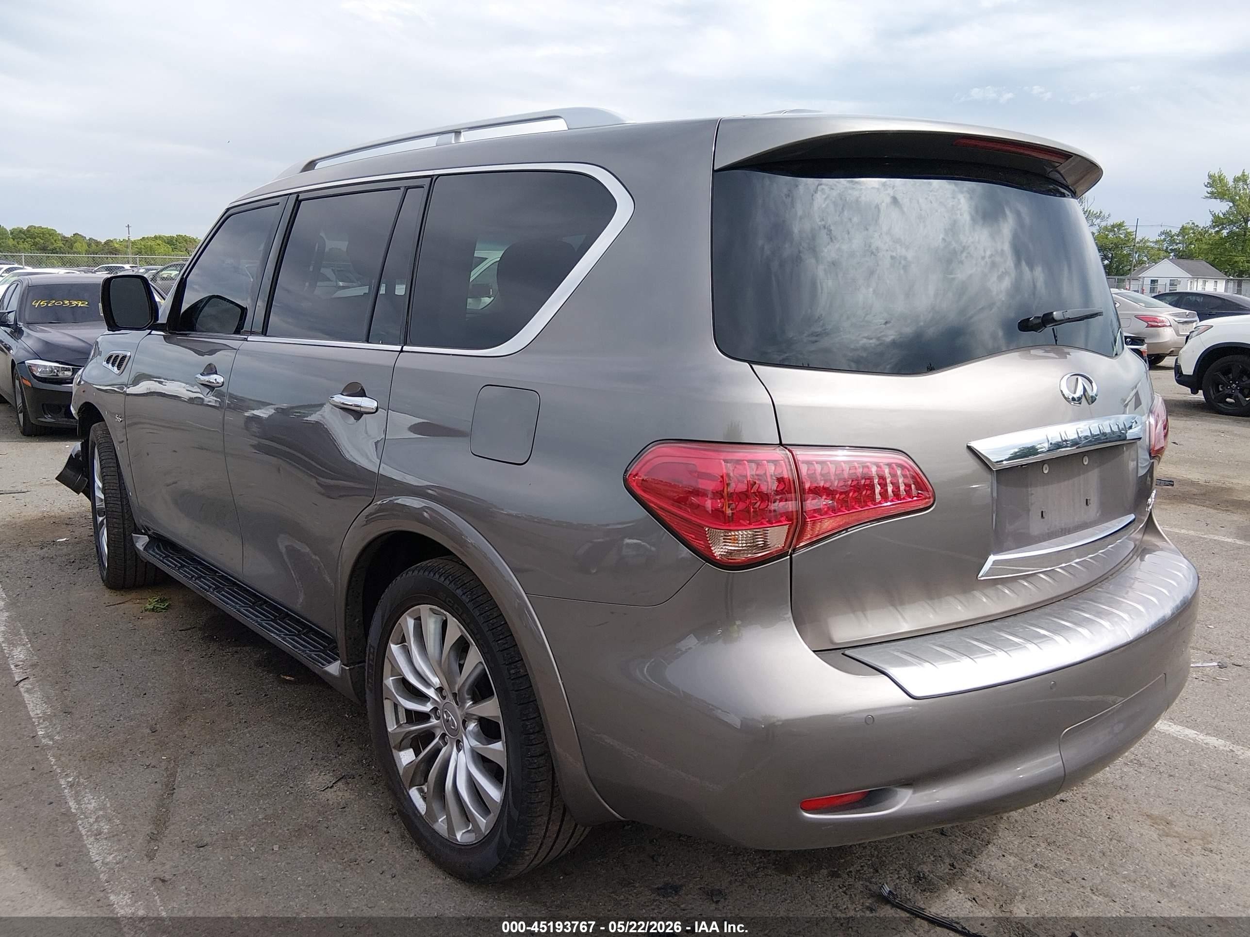 2015 Infiniti Qx80   Коричневый vin: JN8AZ2NC5F9372239
