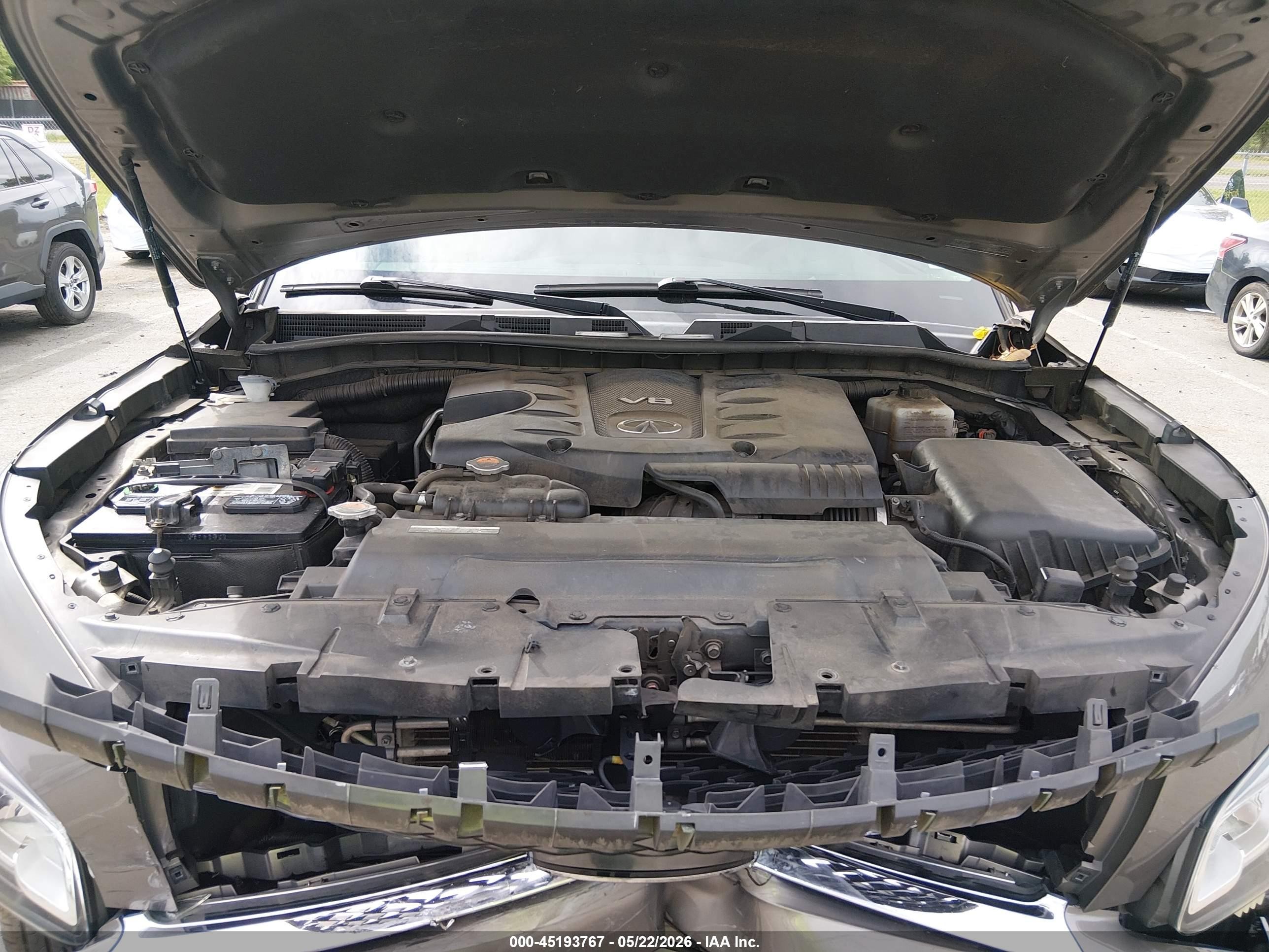 2015 Infiniti Qx80   Коричневый vin: JN8AZ2NC5F9372239