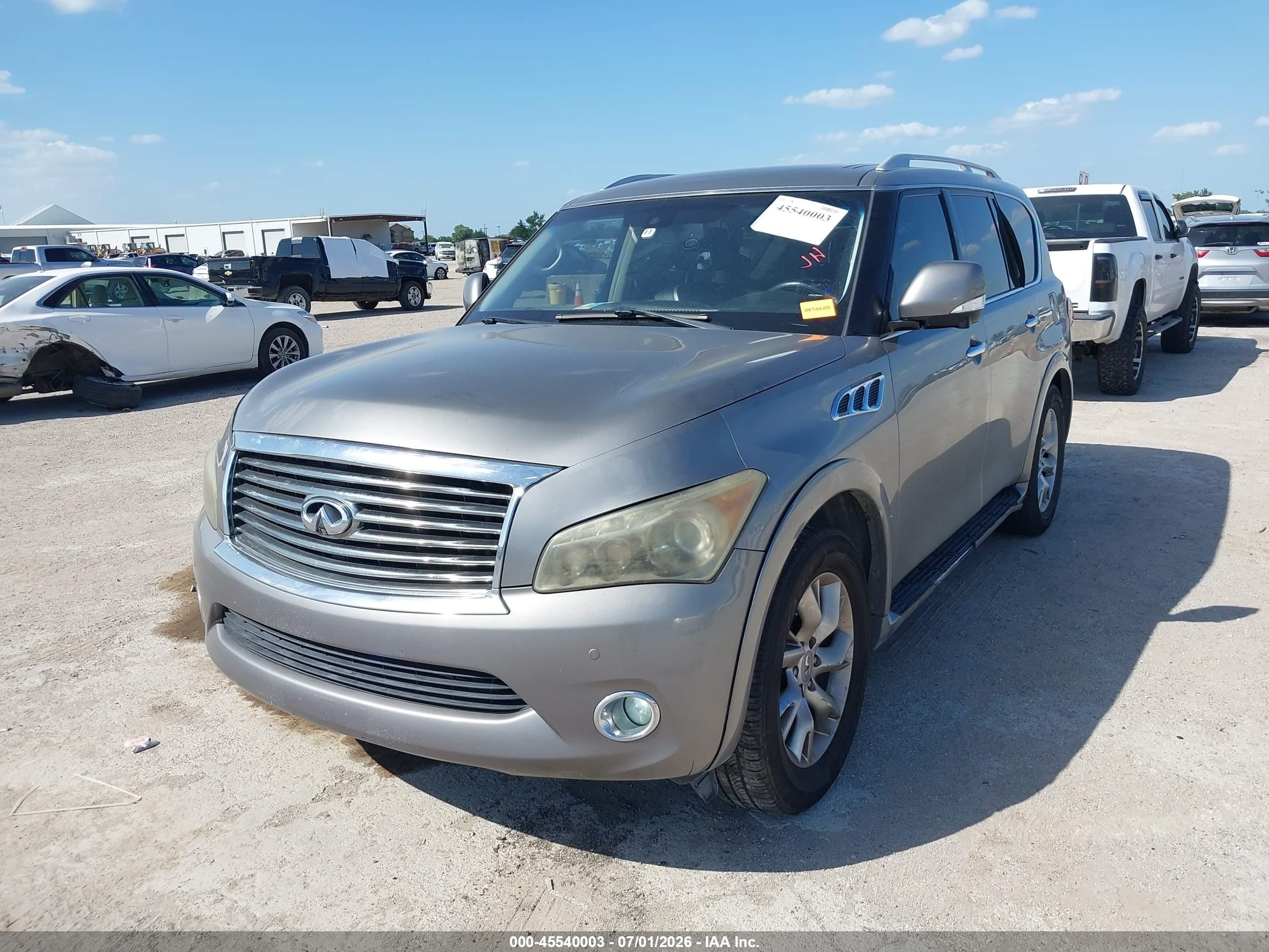 2011 Infiniti Qx56   Gray vin: JN8AZ2NC6B9301044