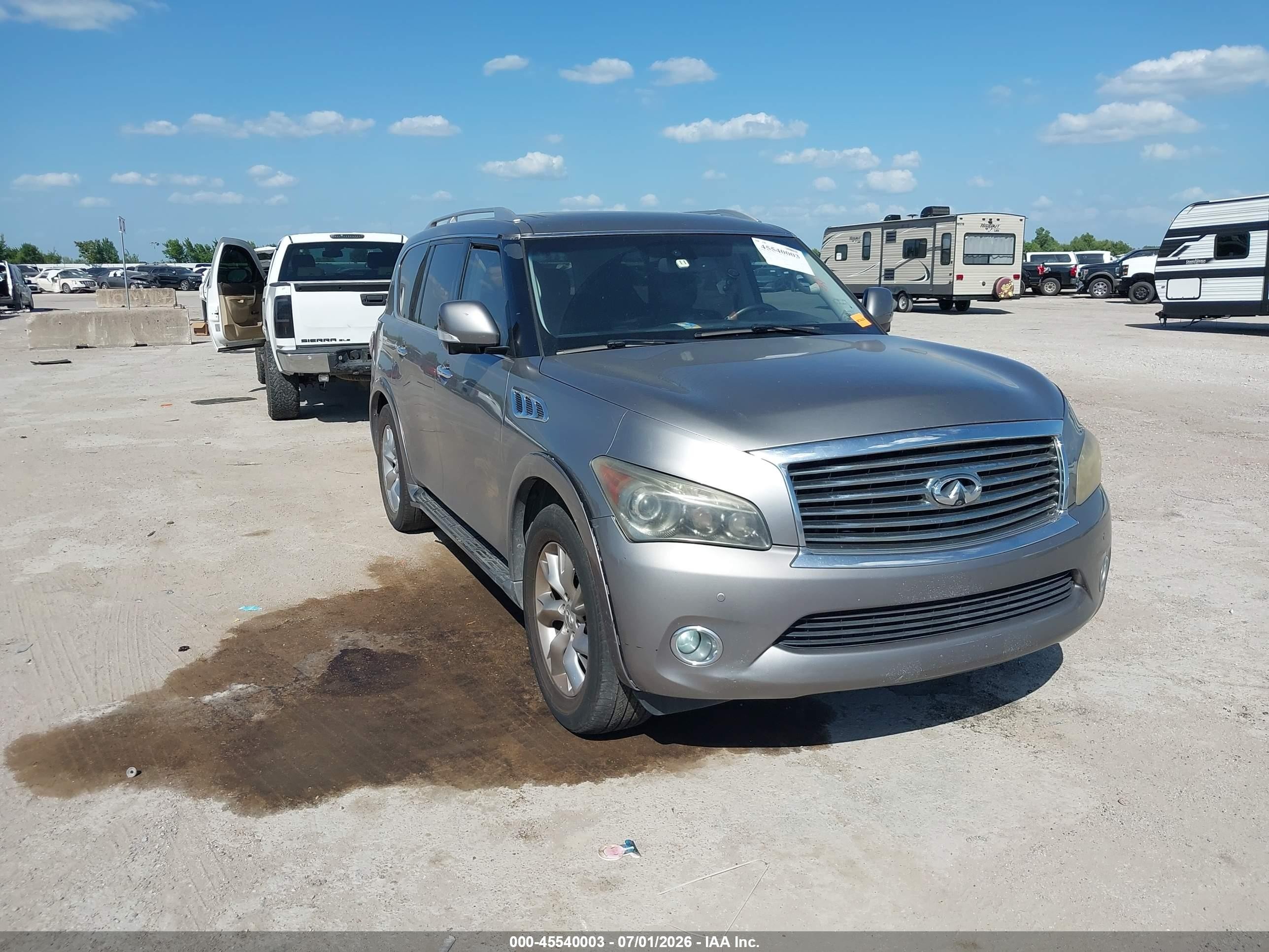 2011 Infiniti Qx56   Gray vin: JN8AZ2NC6B9301044