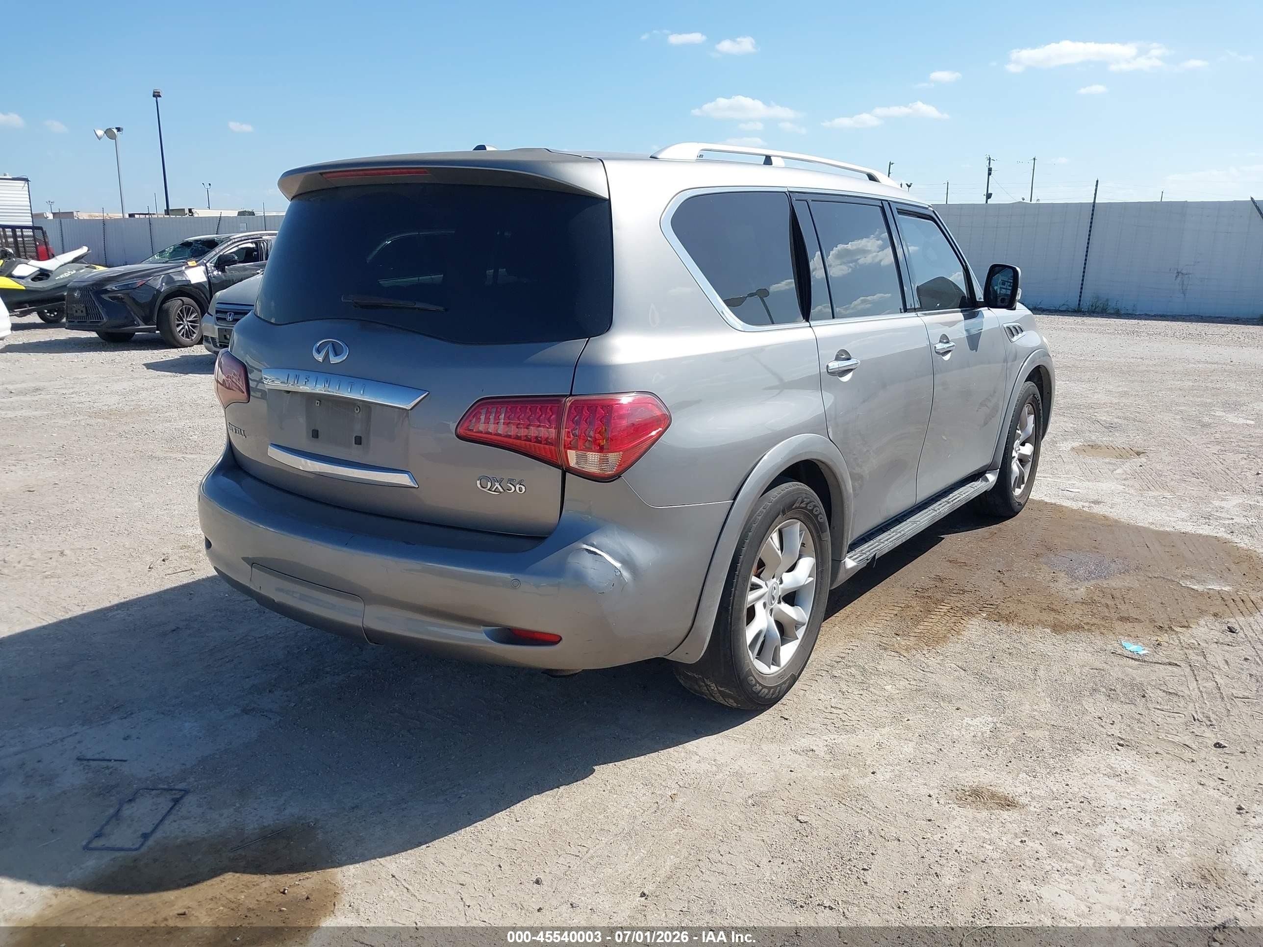 2011 Infiniti Qx56   Gray vin: JN8AZ2NC6B9301044