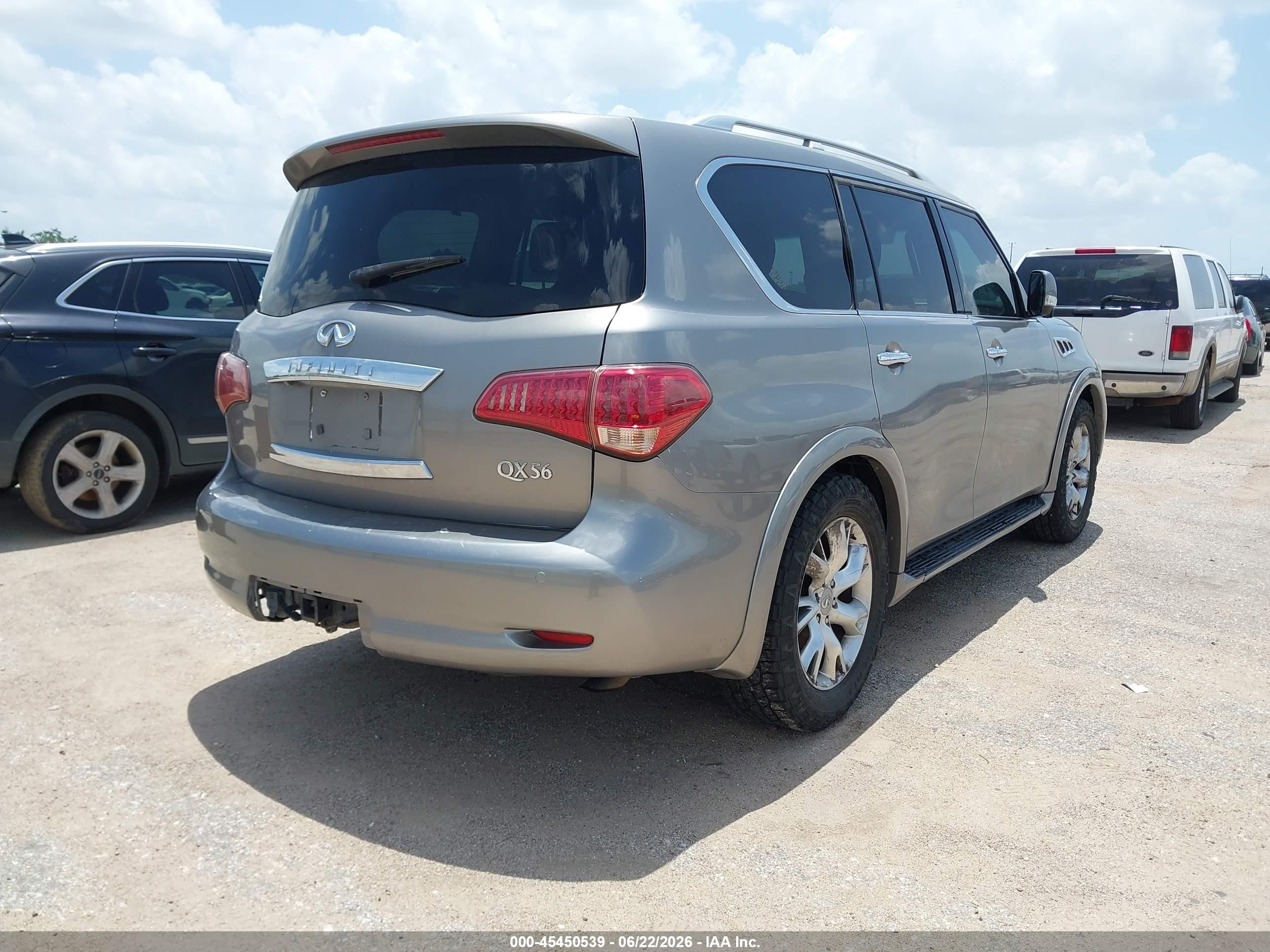 2011 Infiniti Qx56   Gray vin: JN8AZ2NC6B9301190
