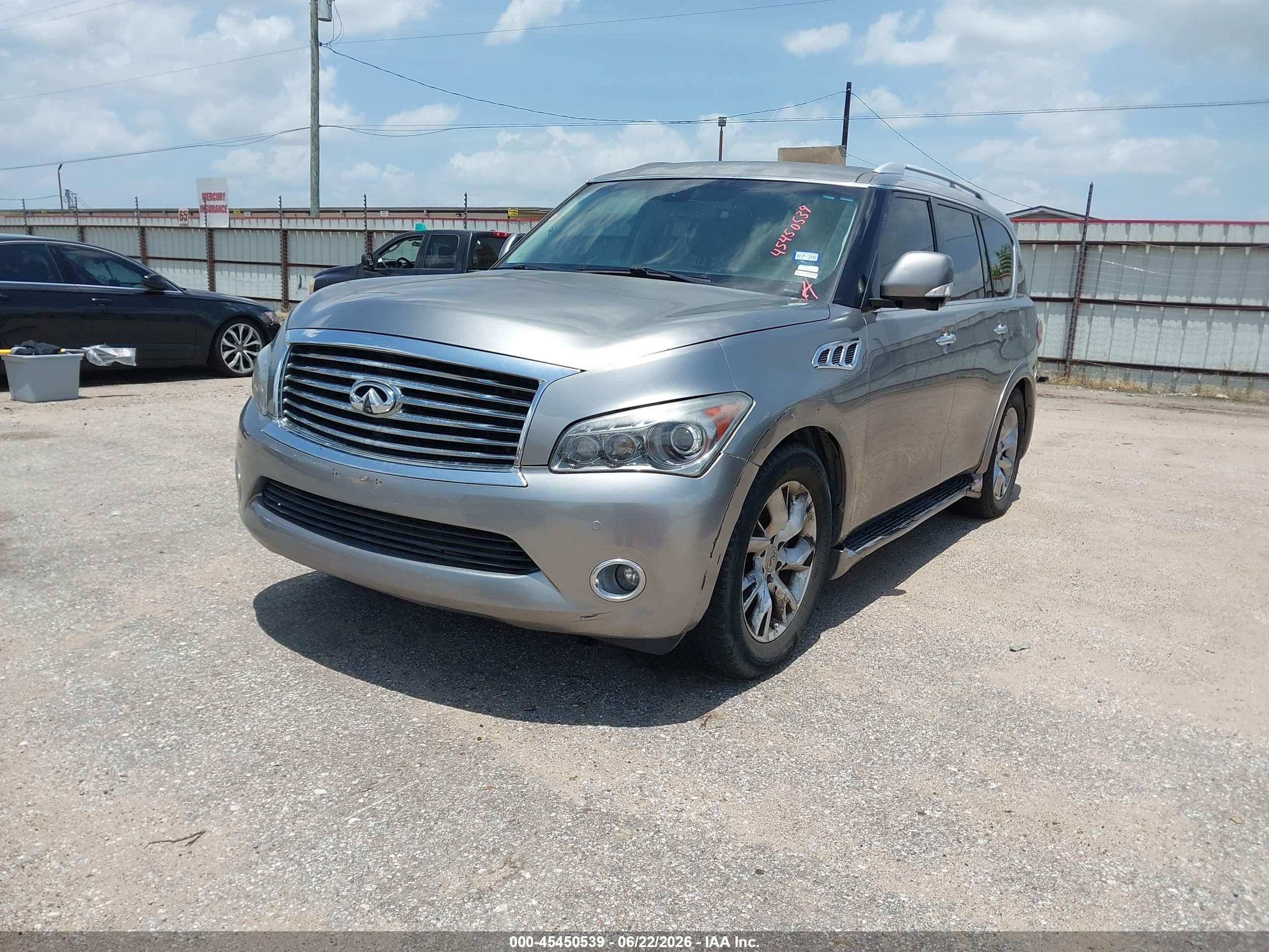 2011 Infiniti Qx56   Gray vin: JN8AZ2NC6B9301190