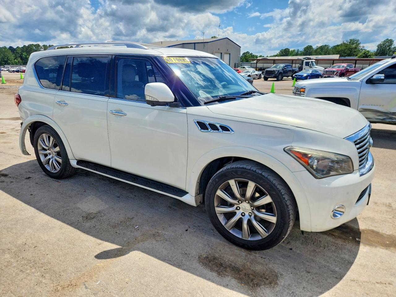 2011 Infiniti Qx56 White vin: JN8AZ2NC6B9303313