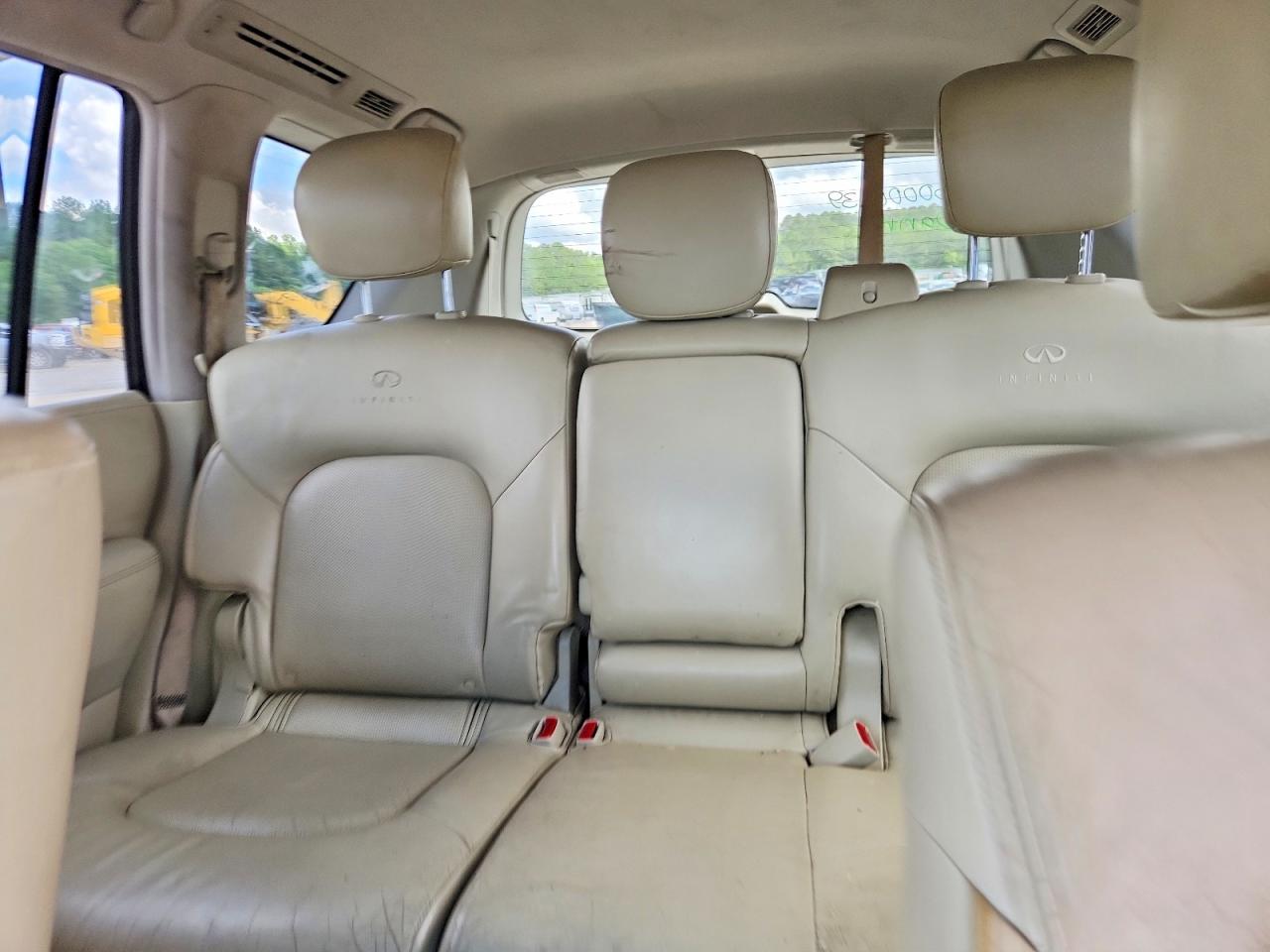 2011 Infiniti Qx56 White vin: JN8AZ2NC6B9303313