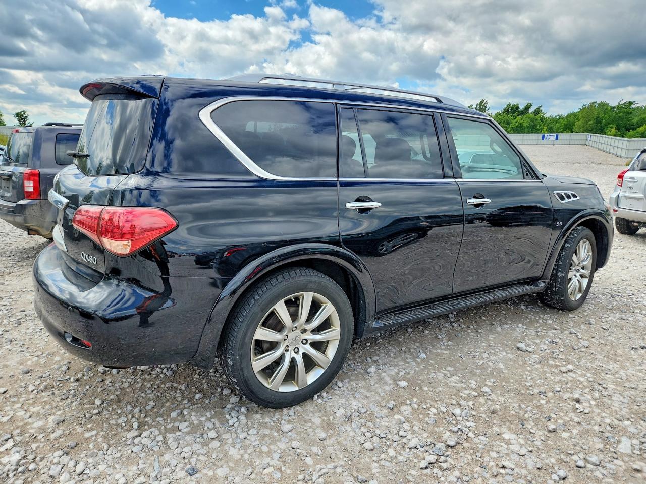 2014 Infiniti Qx80 Base Black vin: JN8AZ2NC6E9352256