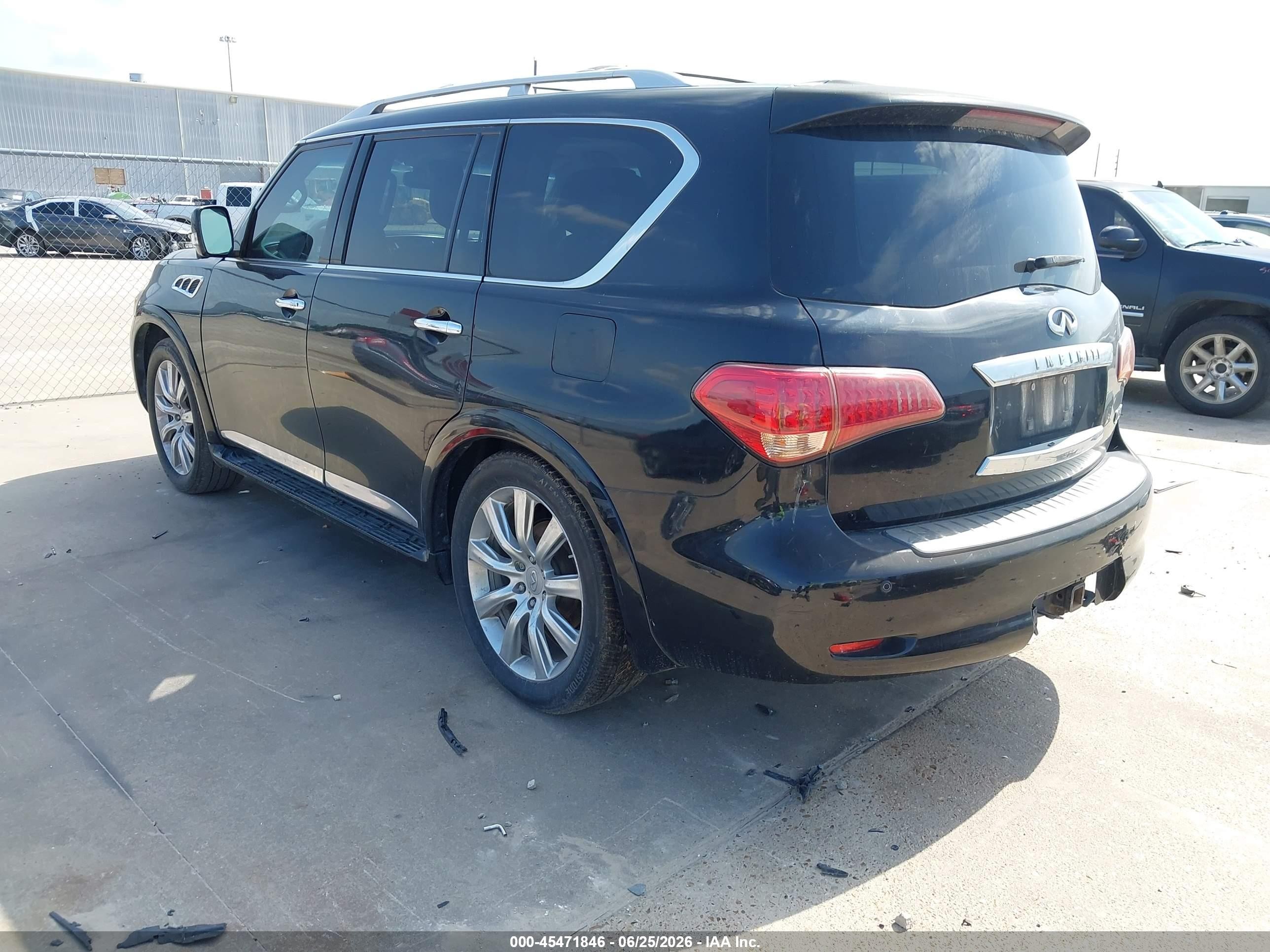 2012 Infiniti Qx56   Черный vin: JN8AZ2NC7C9315066
