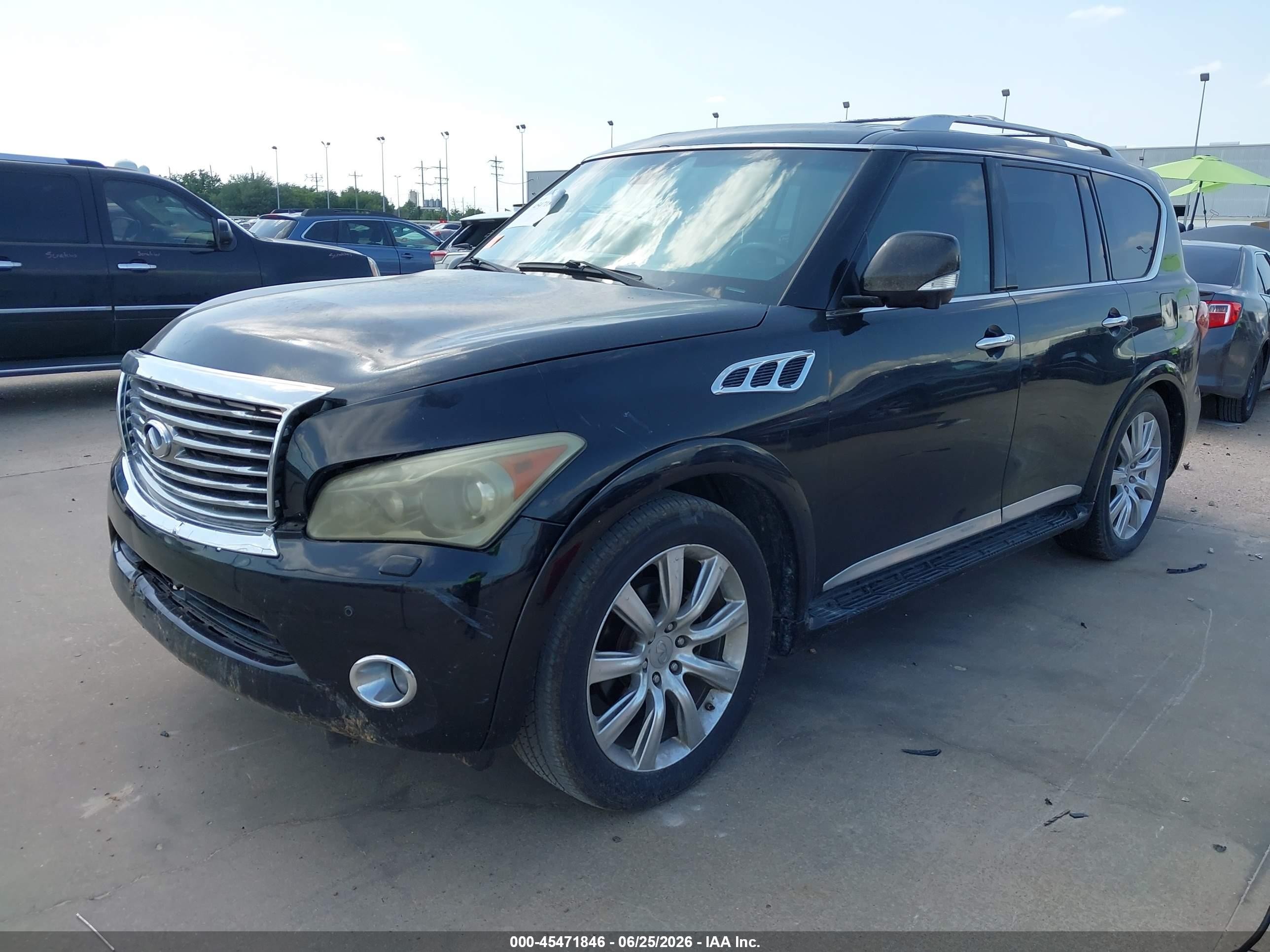 2012 Infiniti Qx56   Черный vin: JN8AZ2NC7C9315066