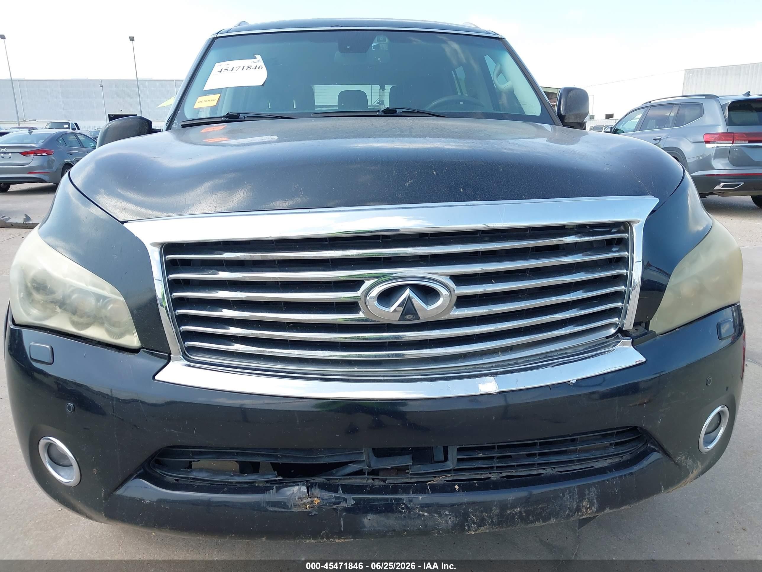 2012 Infiniti Qx56   Черный vin: JN8AZ2NC7C9315066