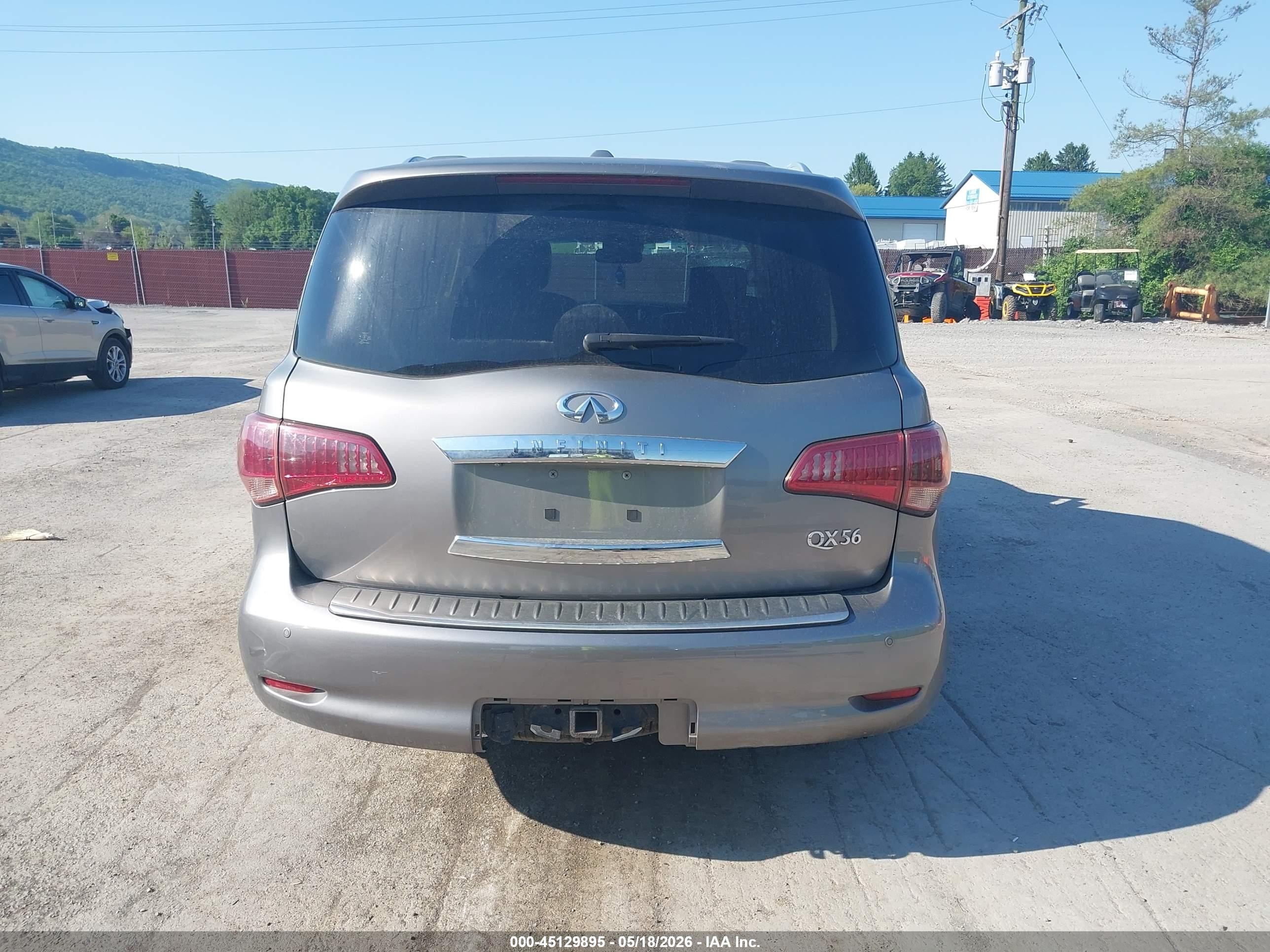 2012 Infiniti Qx56 Pewter vin: JN8AZ2NC7C9315214