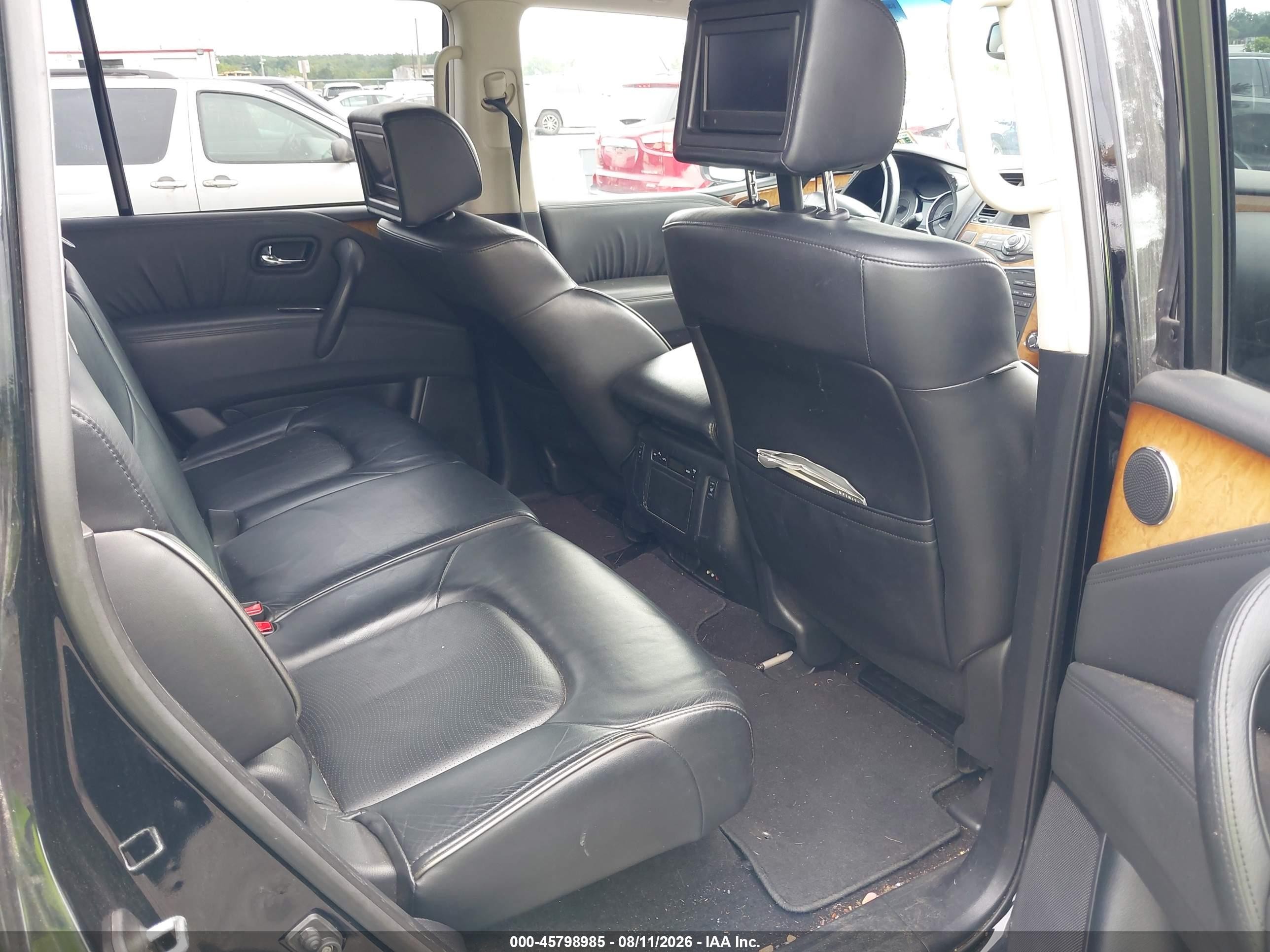 2012 Infiniti Qx56   Black vin: JN8AZ2NC7C9316864