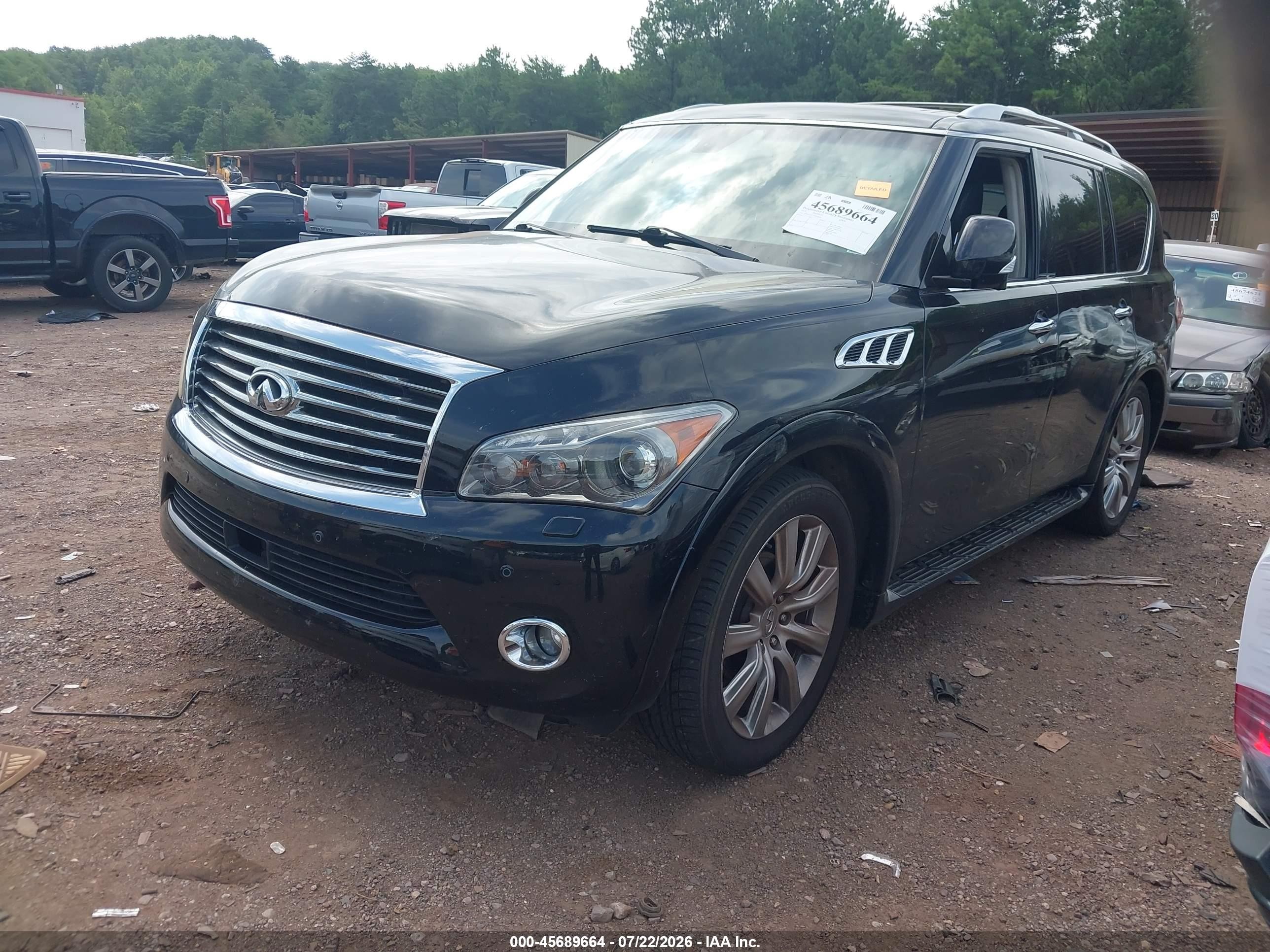 2013 Infiniti Qx56   Black vin: JN8AZ2NC7D9350269