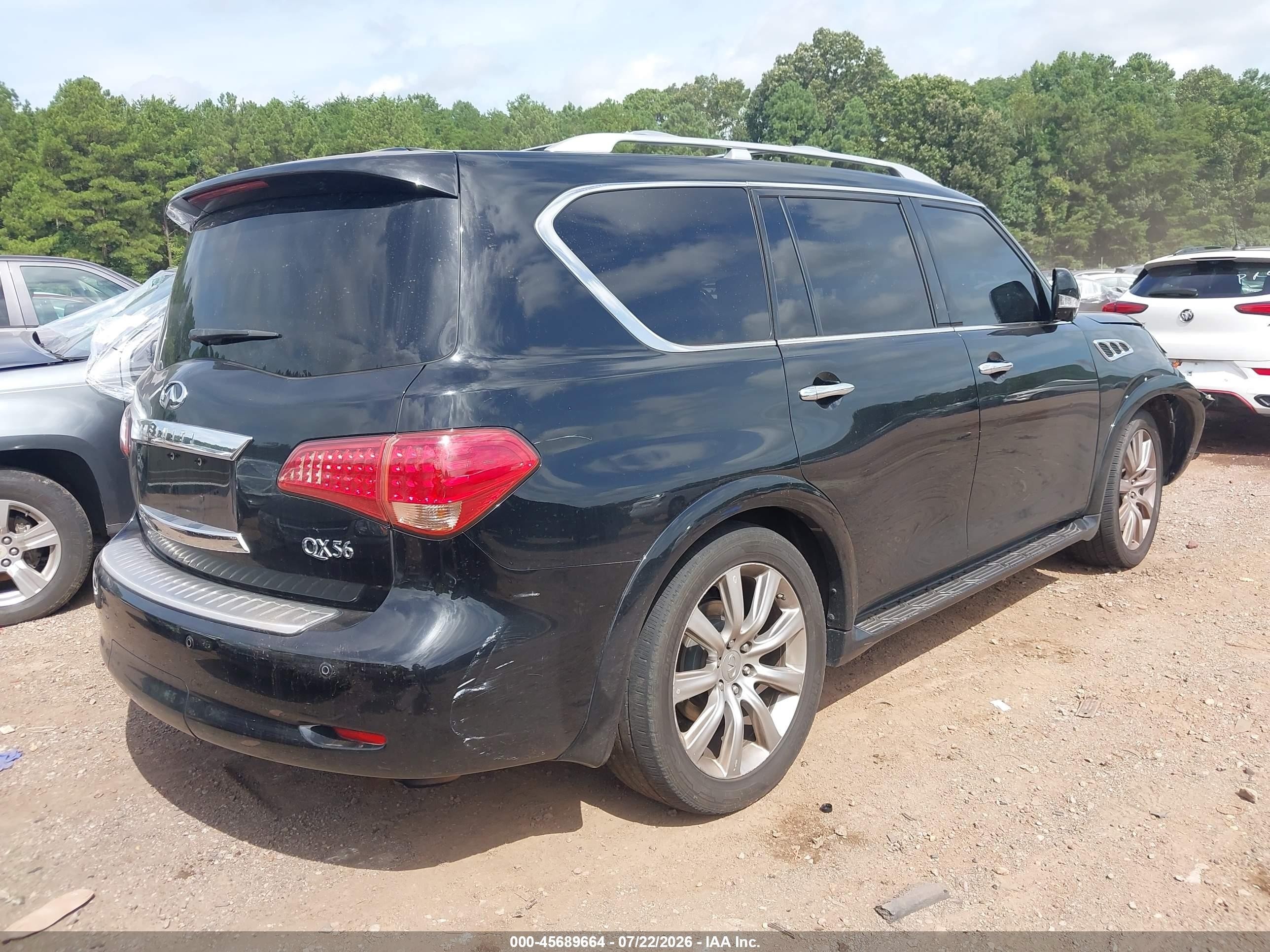 2013 Infiniti Qx56   Black vin: JN8AZ2NC7D9350269