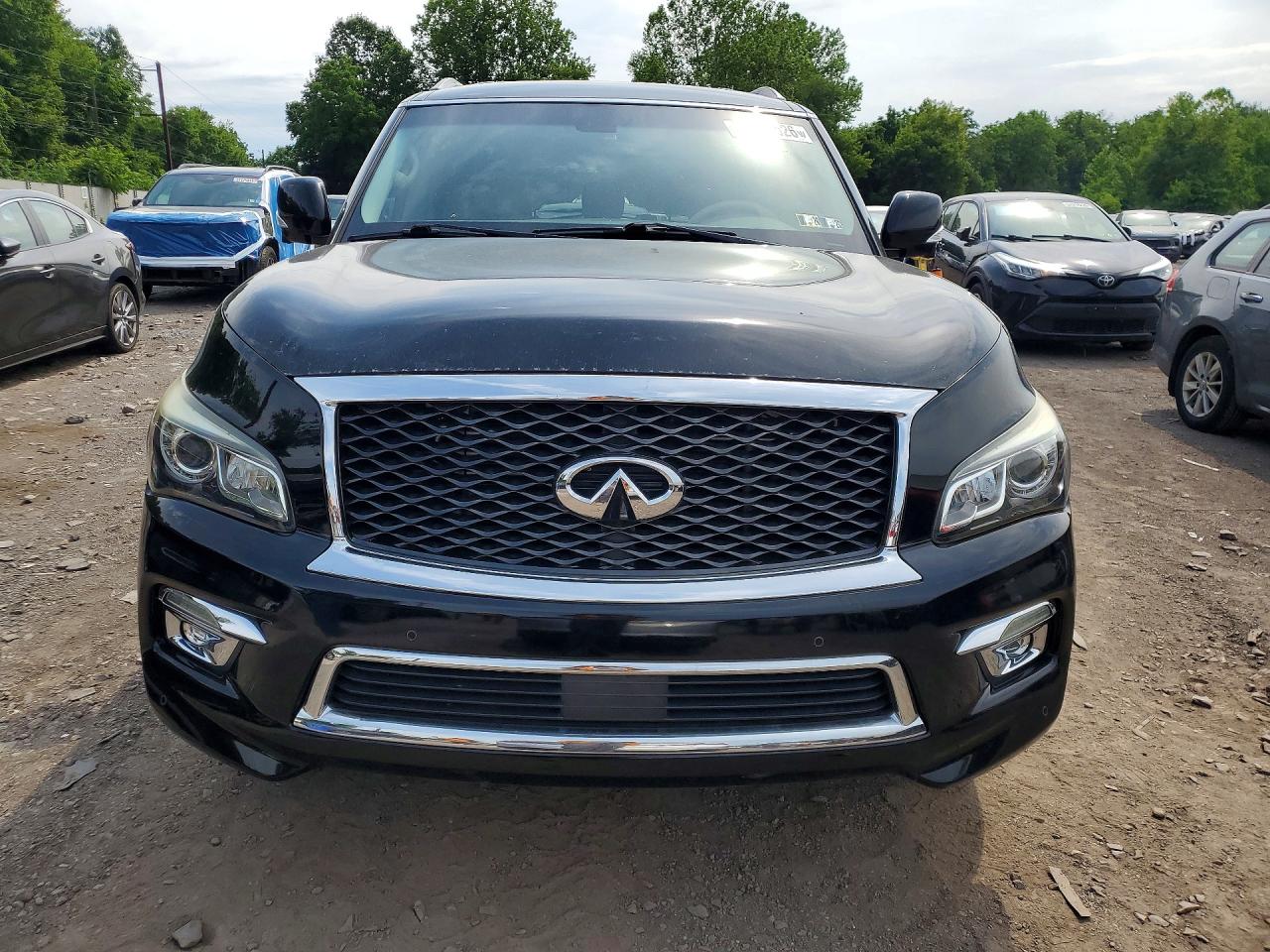 2015 Infiniti Qx80 Base Черный vin: JN8AZ2NC7F9370976