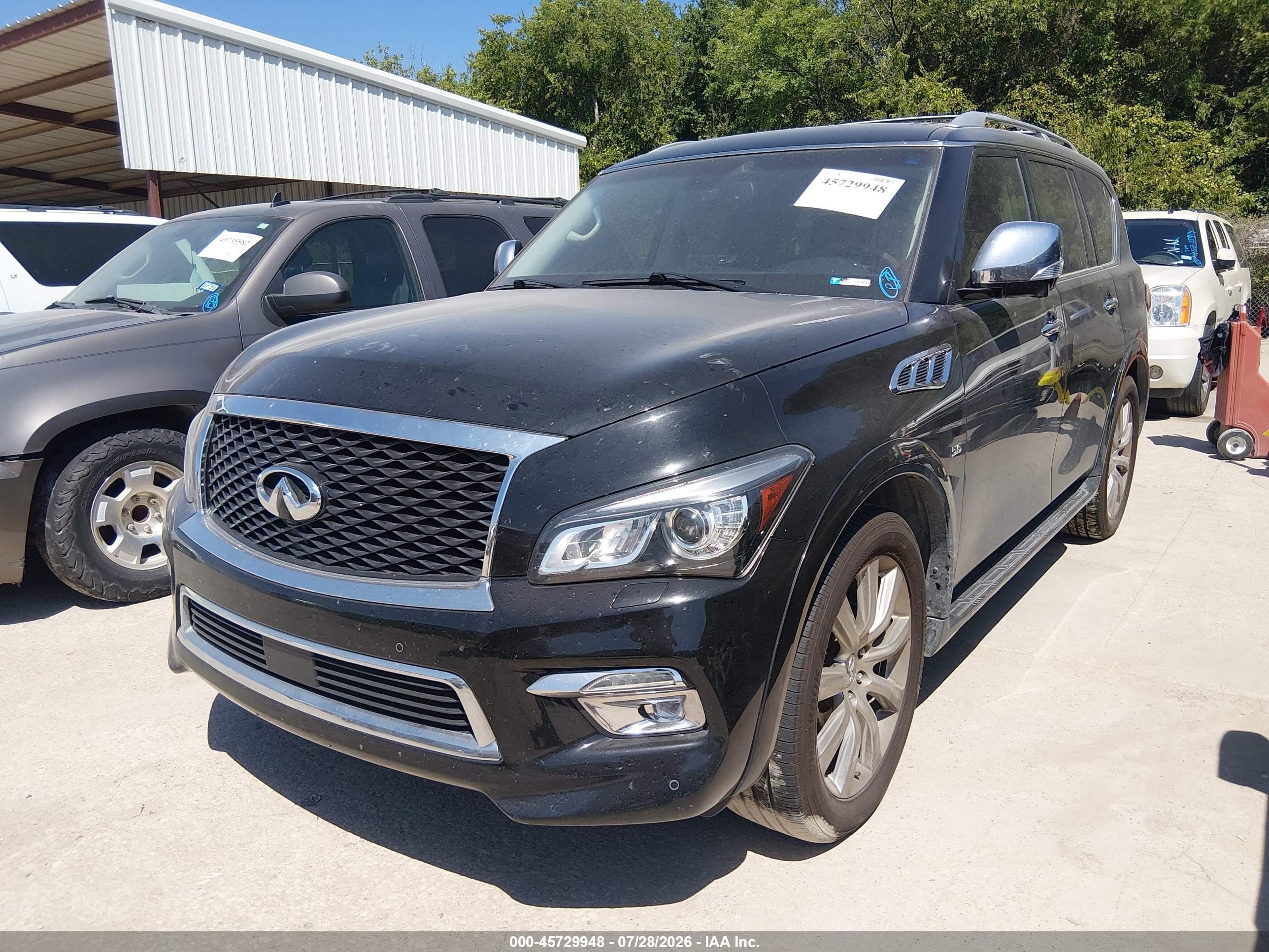 2015 Infiniti Qx80   Black vin: JN8AZ2NC7F9371139