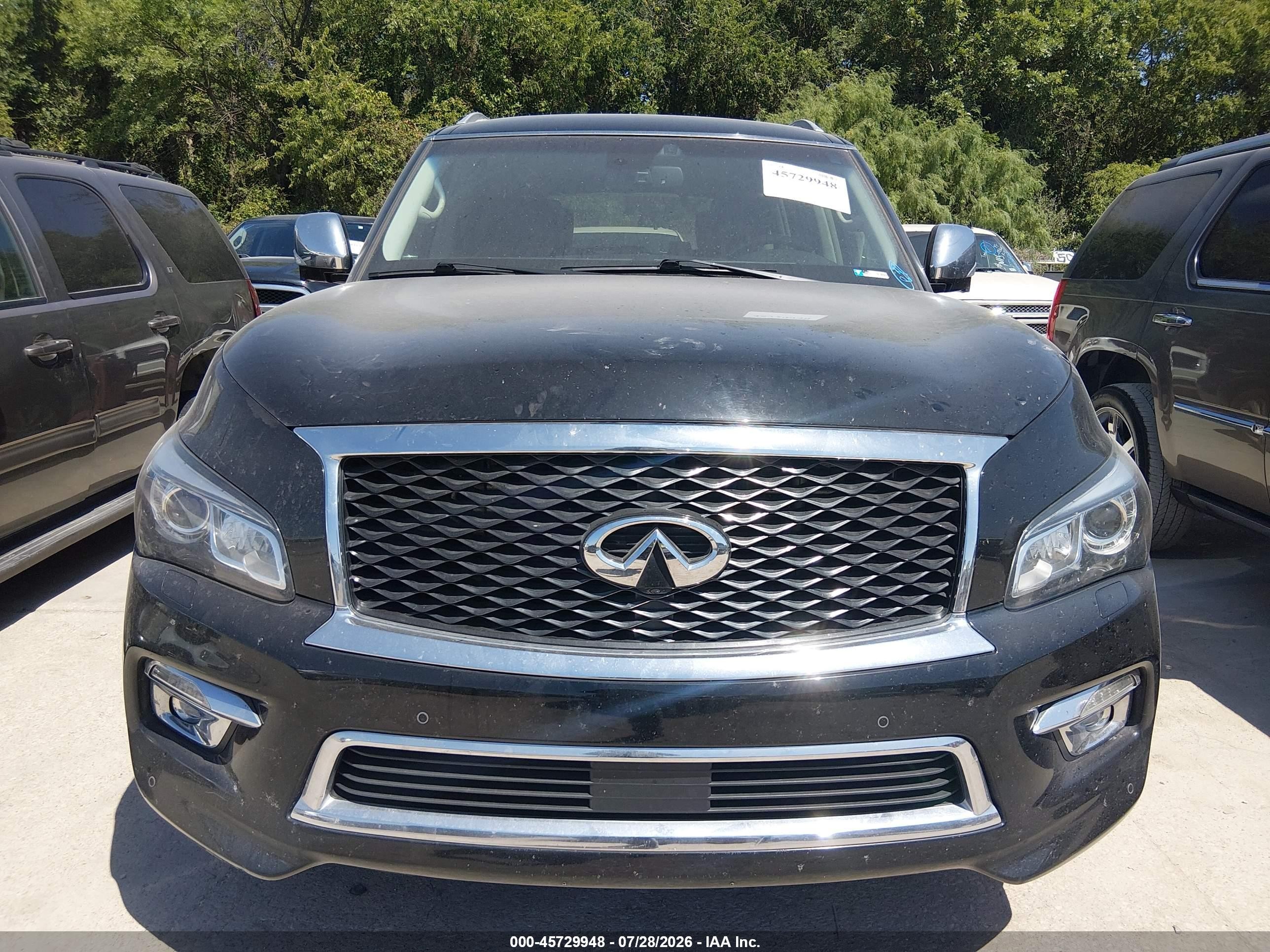 2015 Infiniti Qx80   Black vin: JN8AZ2NC7F9371139
