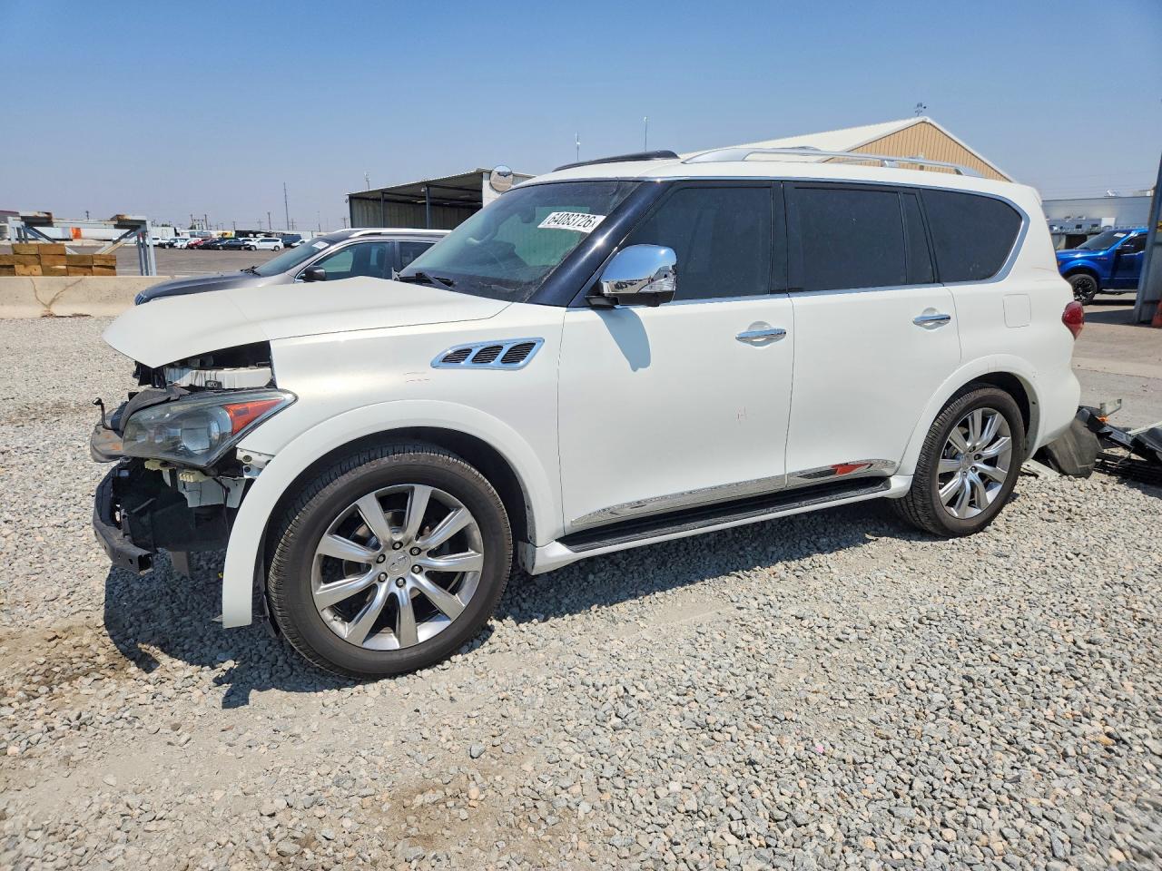 2011 Infiniti Qx56 Base White vin: JN8AZ2NC8B9302731
