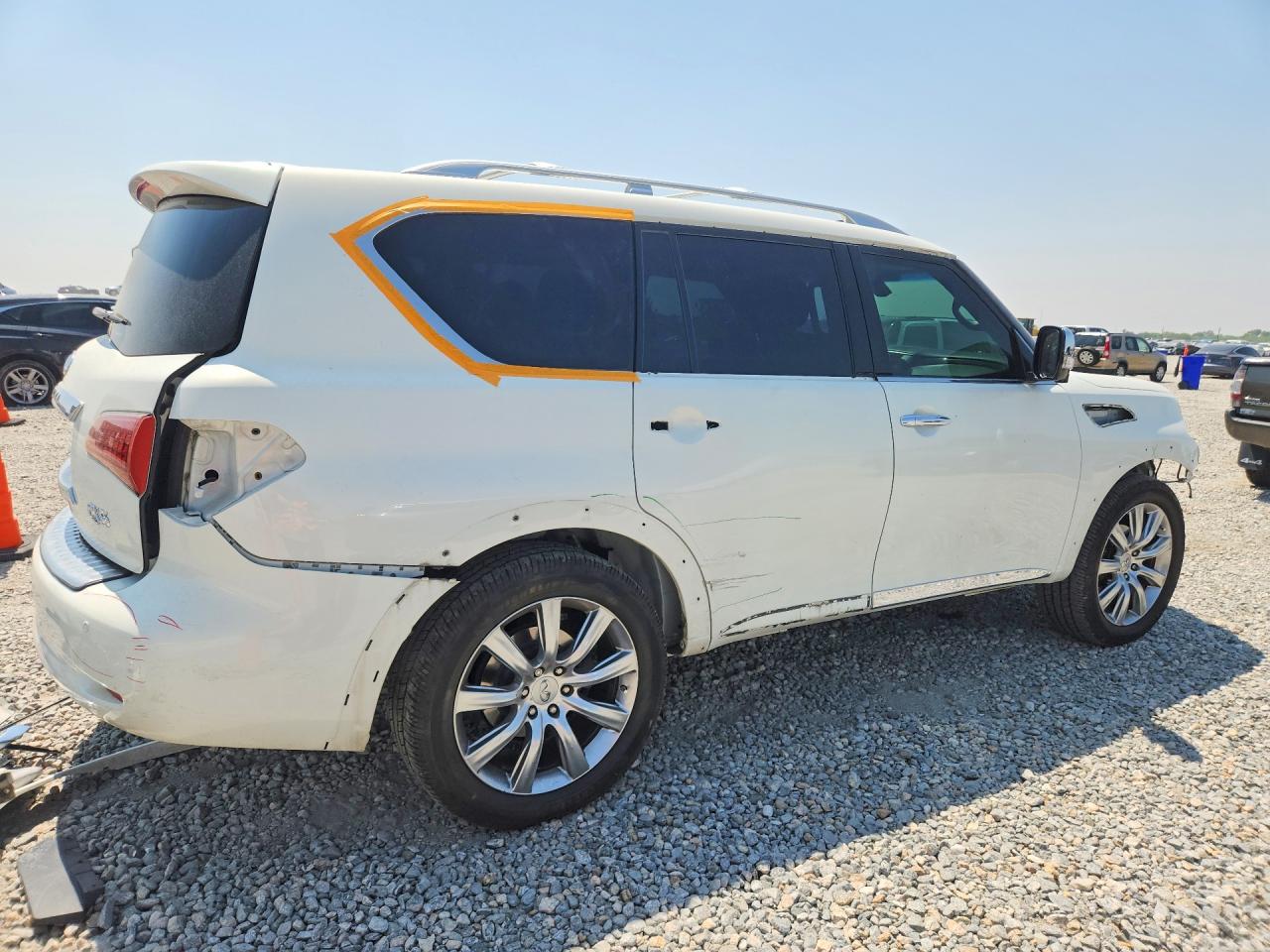2011 Infiniti Qx56 Base White vin: JN8AZ2NC8B9302731