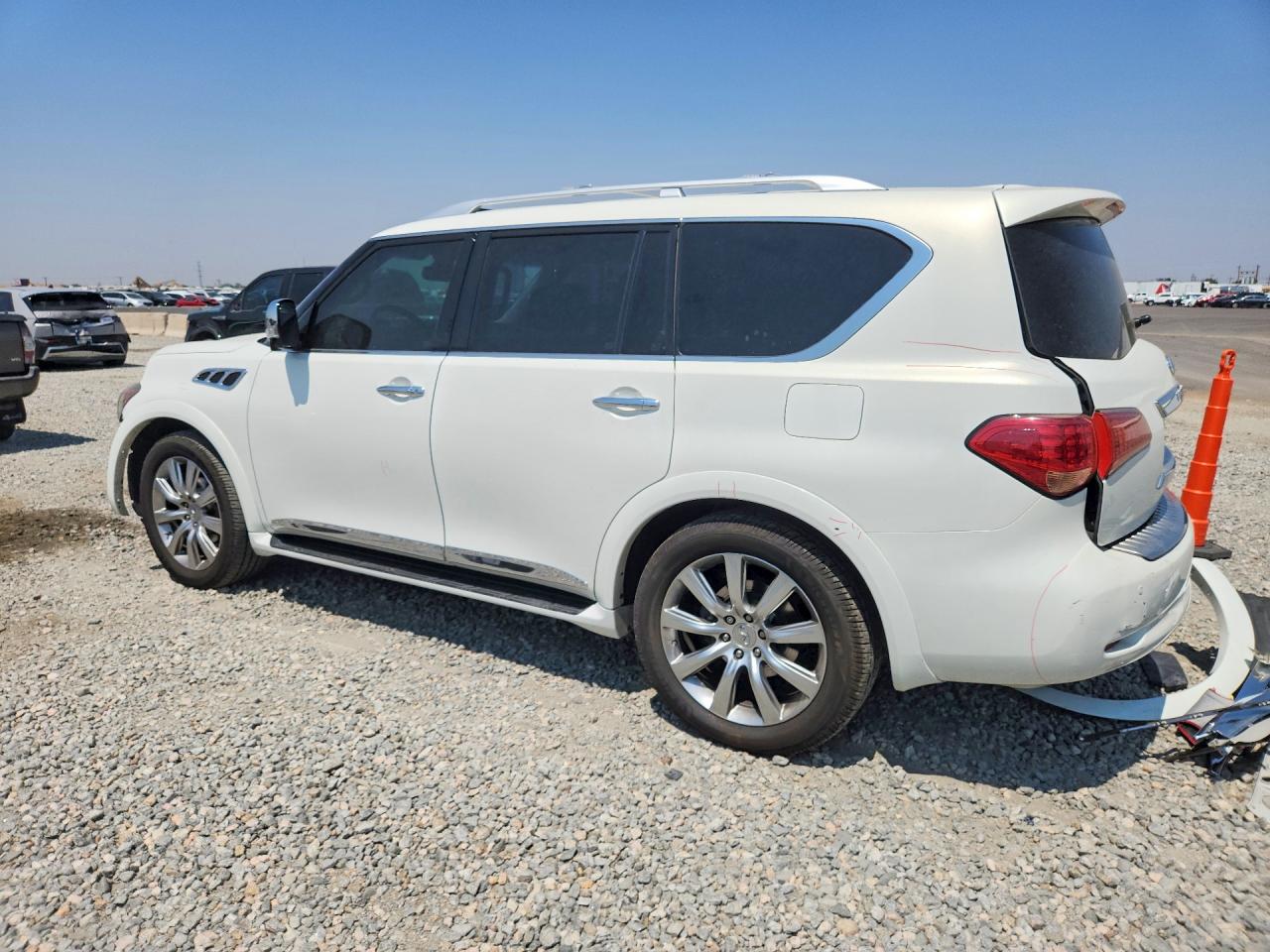 2011 Infiniti Qx56 Base White vin: JN8AZ2NC8B9302731