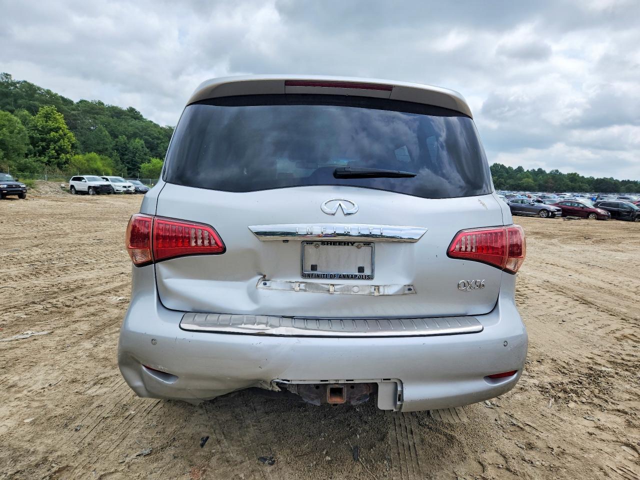2012 Infiniti Qx56 Base Серебряный vin: JN8AZ2NC8C9316145