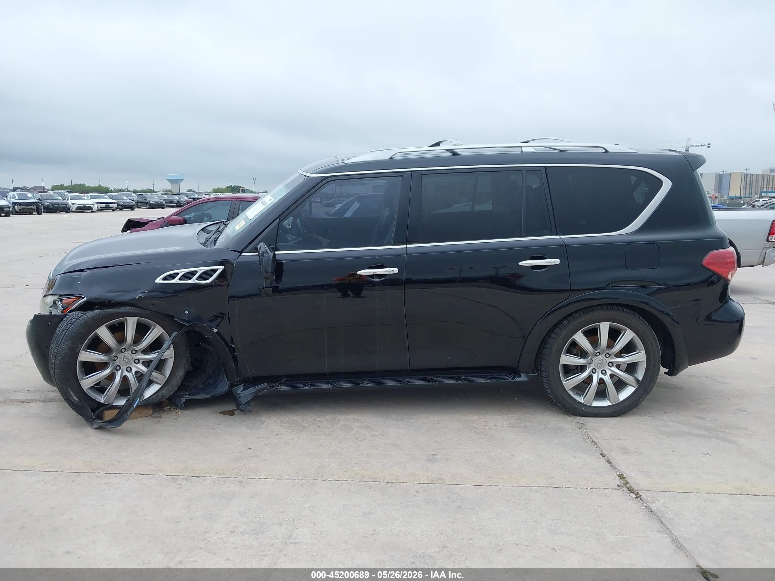 2012 Infiniti Qx56 Black vin: JN8AZ2NC8C9317697
