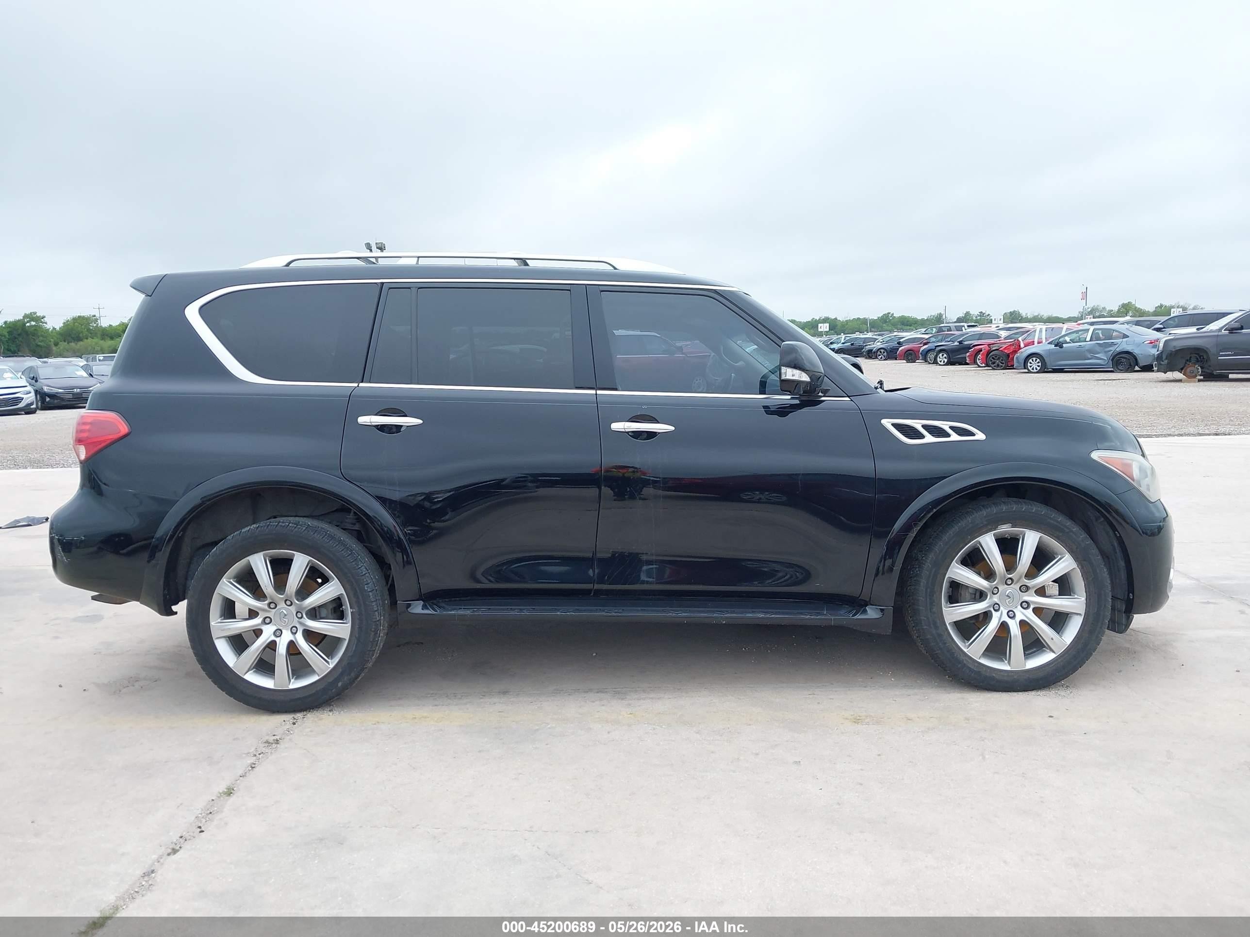 2012 Infiniti Qx56 Black vin: JN8AZ2NC8C9317697