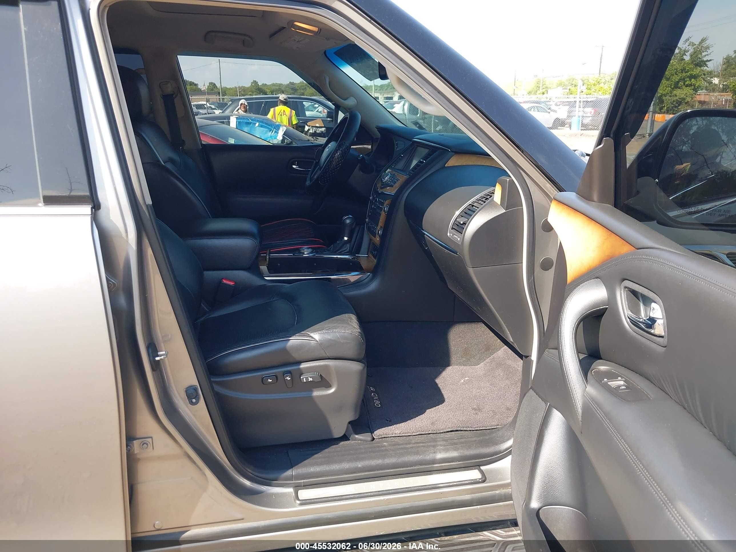 2014 Infiniti Qx80   Gray vin: JN8AZ2NC8E9353201