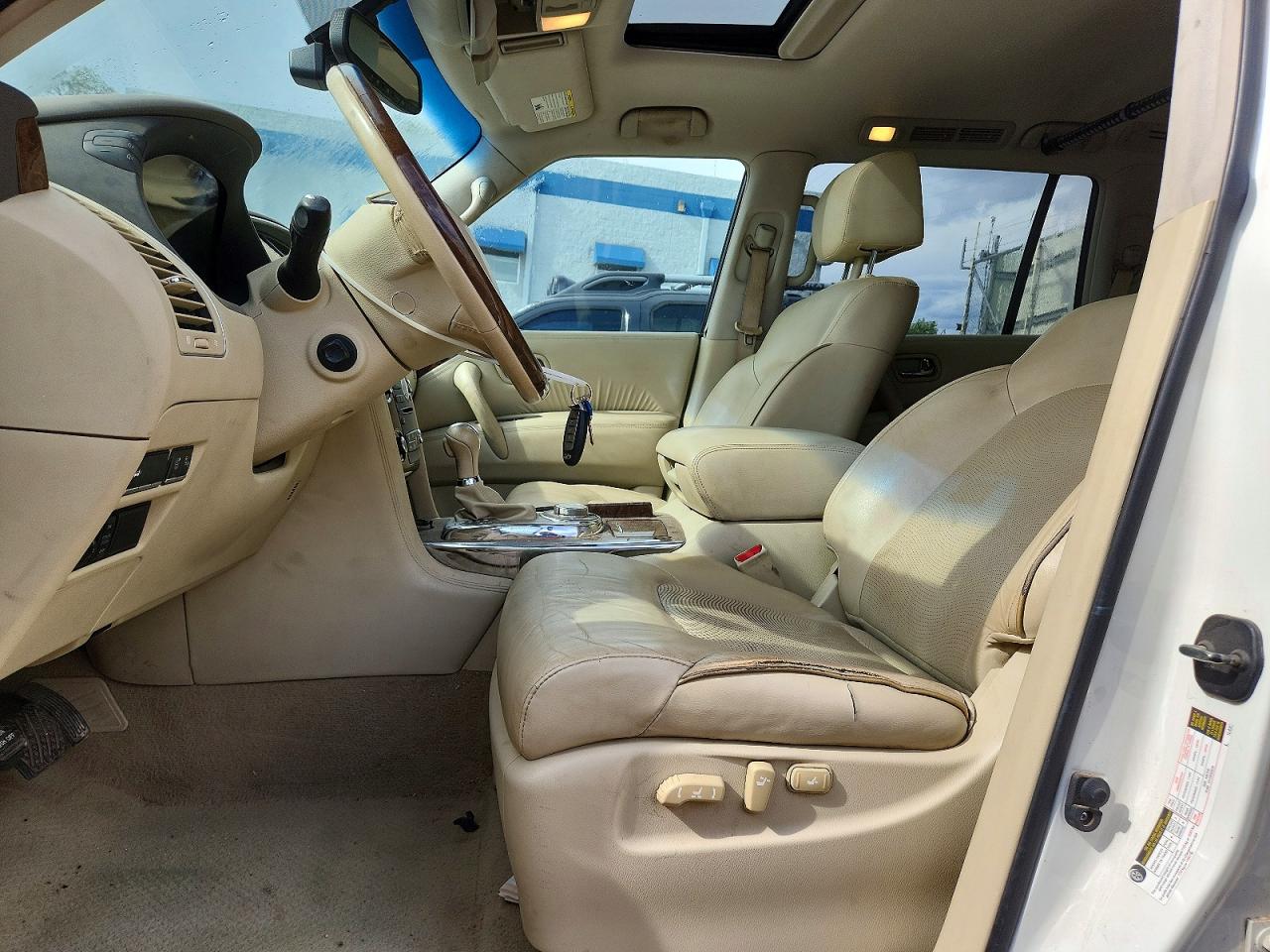 2015 Infiniti Qx80 Base White vin: JN8AZ2NC8F9370257