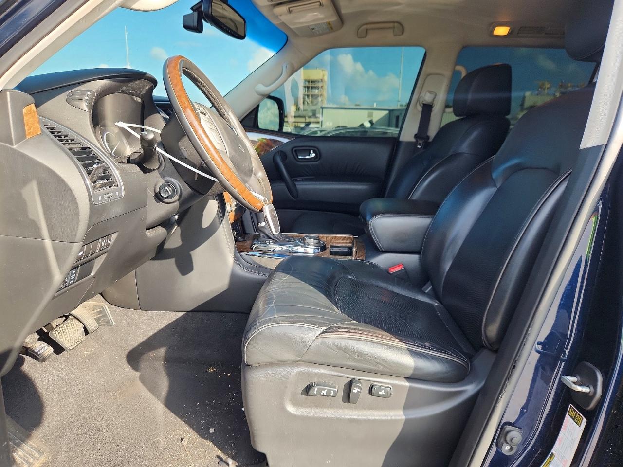 2015 Infiniti Qx80 Base Blue vin: JN8AZ2NC8F9371876